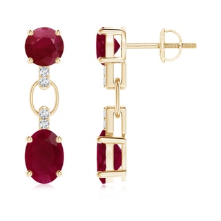 Oval A Ruby