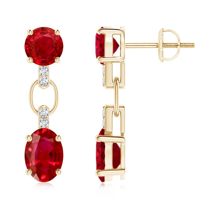 AAA - Ruby / 3.28 CT / 14 KT Yellow Gold