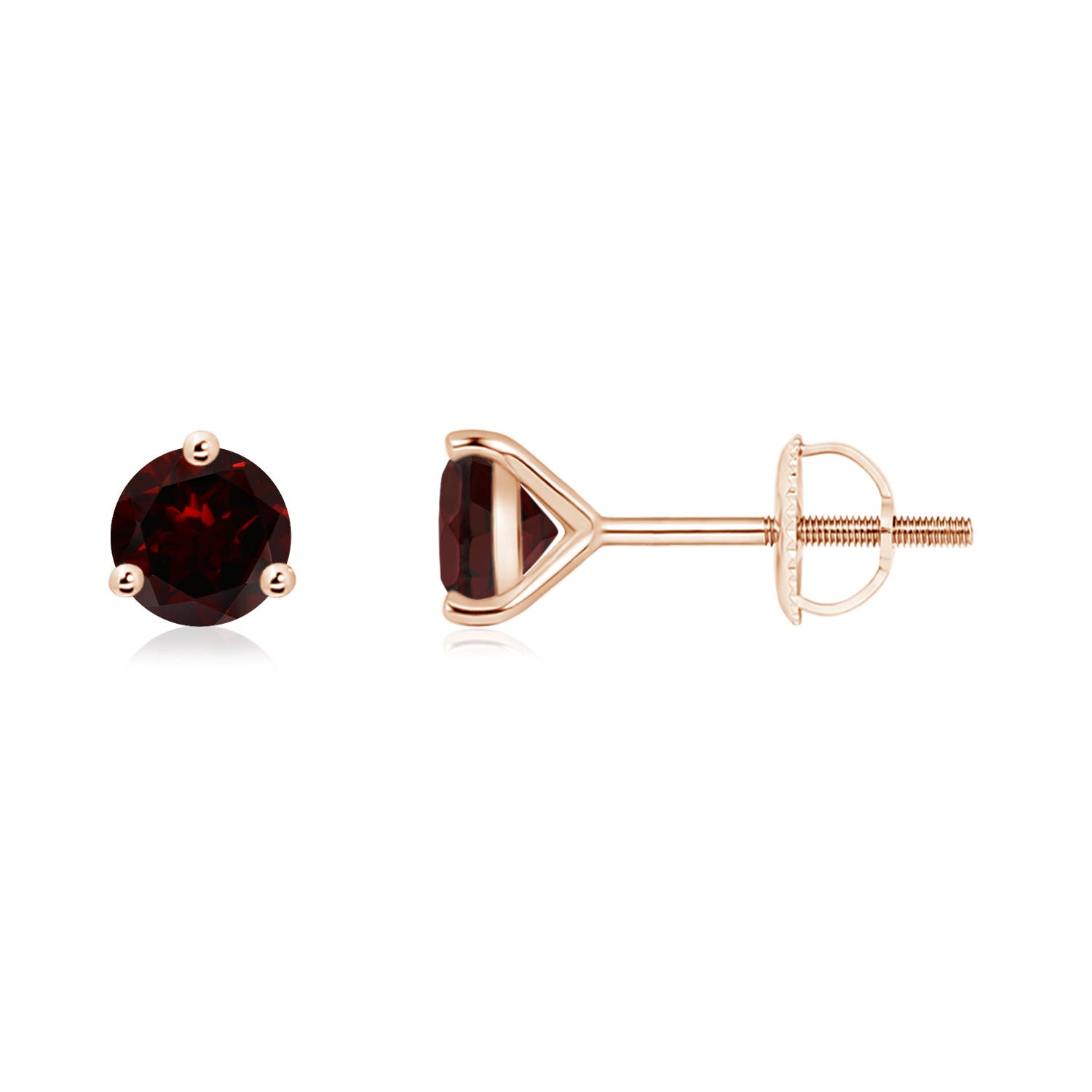 A - Garnet / 1.2 CT / 14 KT Rose Gold