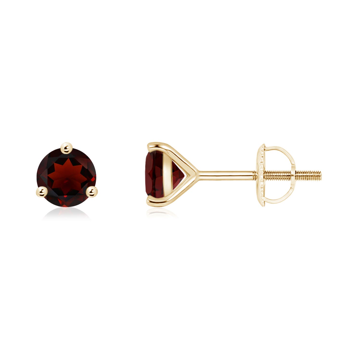 AA - Garnet / 1.2 CT / 14 KT Yellow Gold