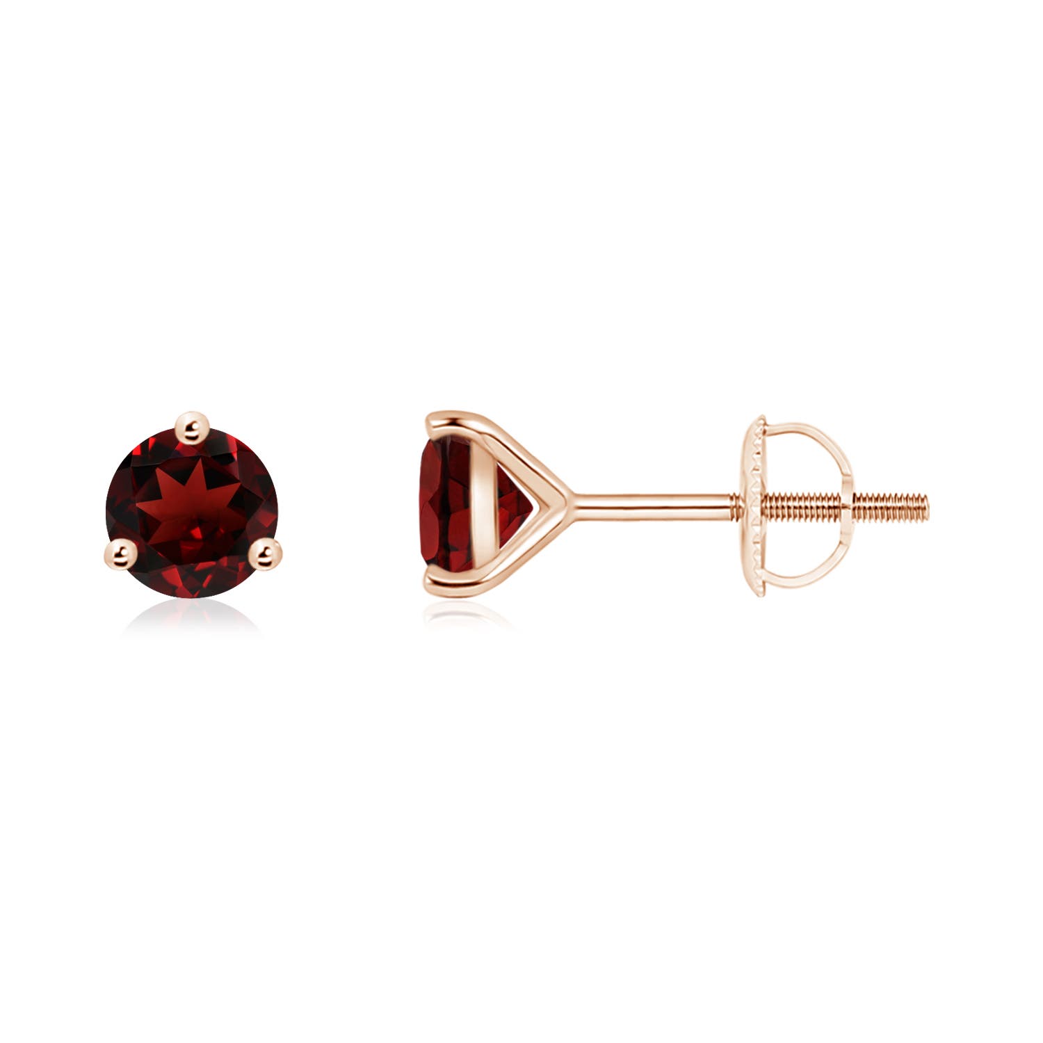 AAA - Garnet / 1.2 CT / 14 KT Rose Gold