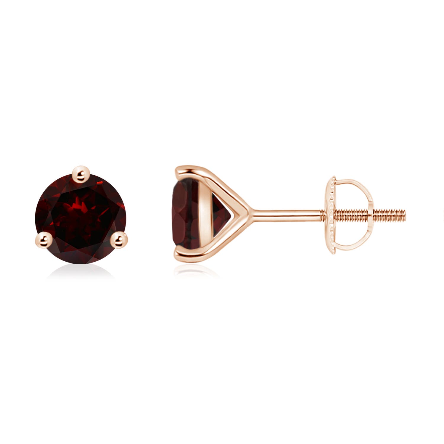 A - Garnet / 2 CT / 14 KT Rose Gold