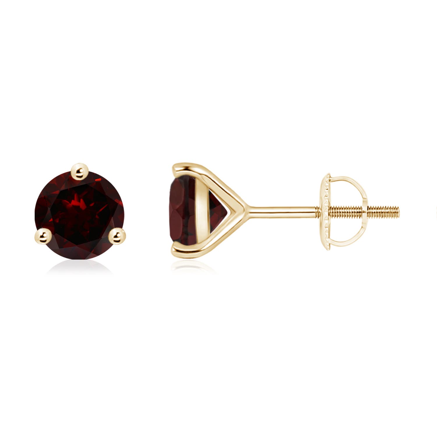 A - Garnet / 2 CT / 14 KT Yellow Gold