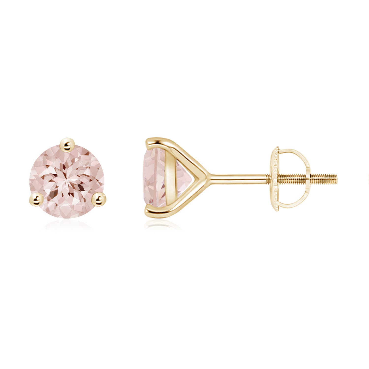 AA - Morganite / 1.4 CT / 14 KT Yellow Gold