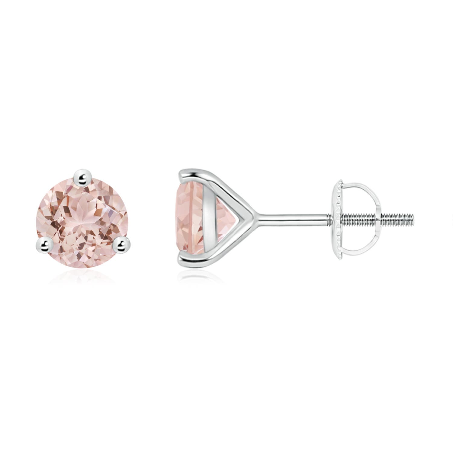 AAA - Morganite / 1.4 CT / 14 KT White Gold