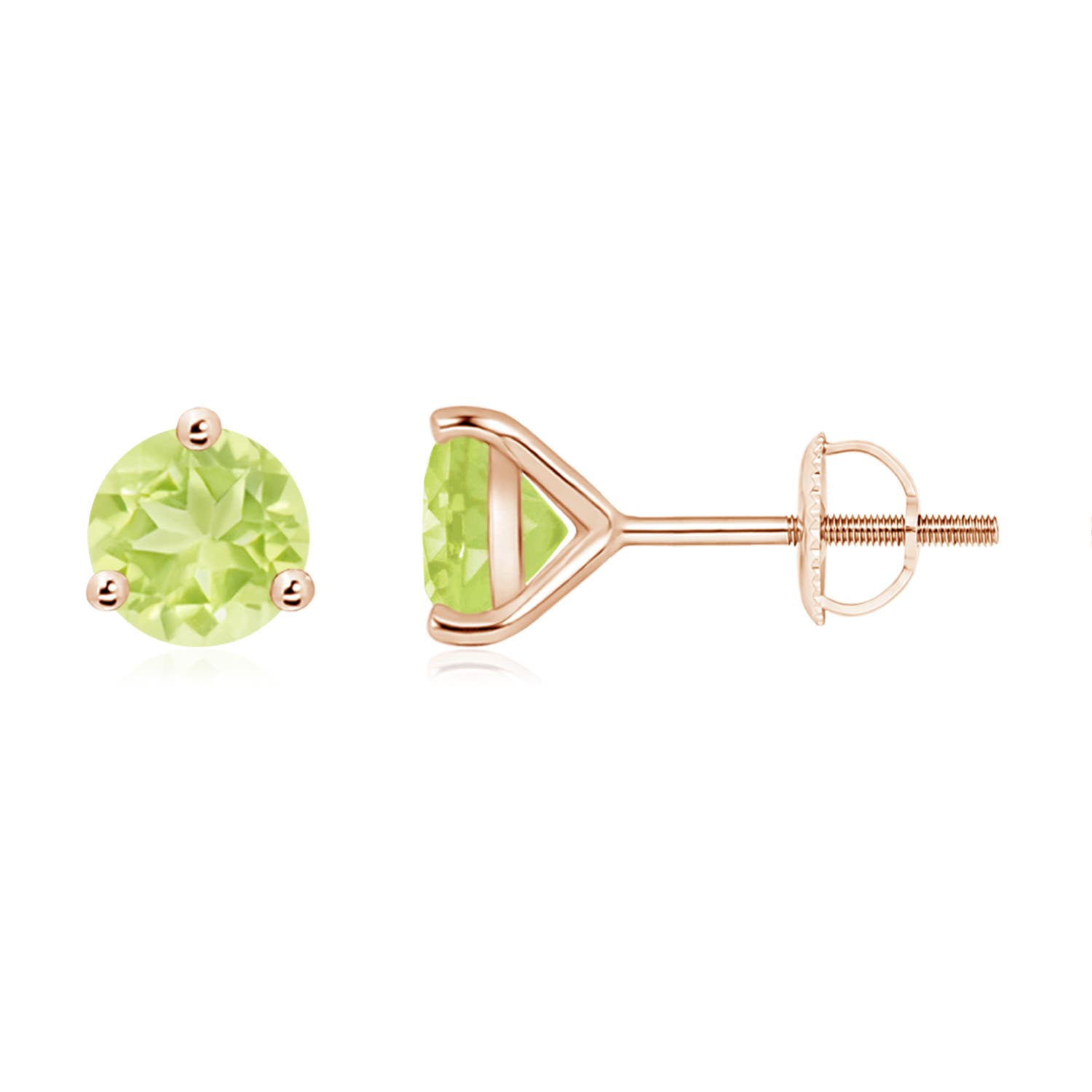 A - Peridot / 1.9 CT / 14 KT Rose Gold