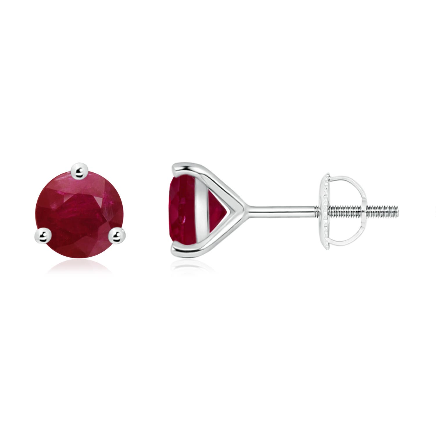 A - Ruby / 2 CT / 14 KT White Gold