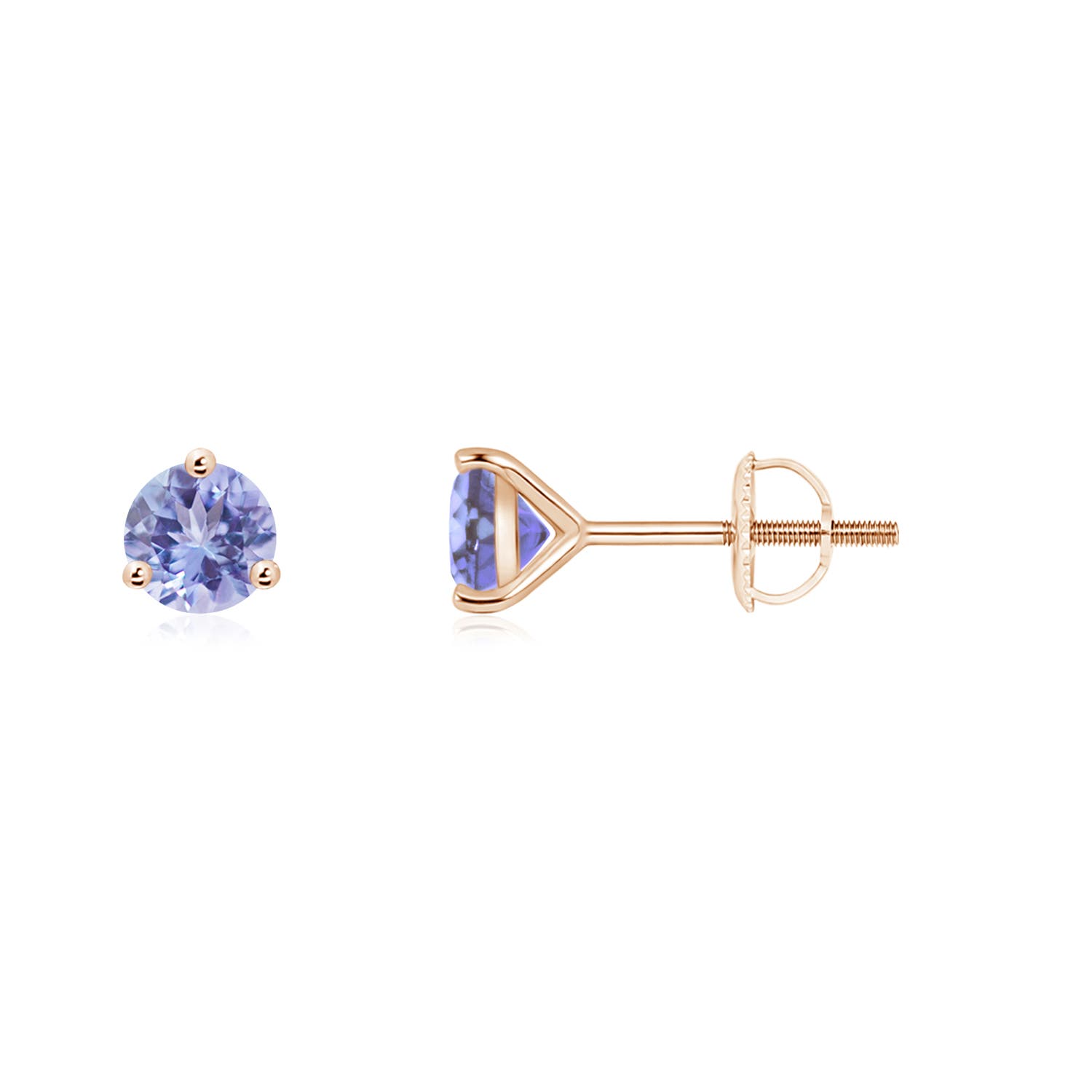 AA - Tanzanite / 0.5 CT / 14 KT Rose Gold