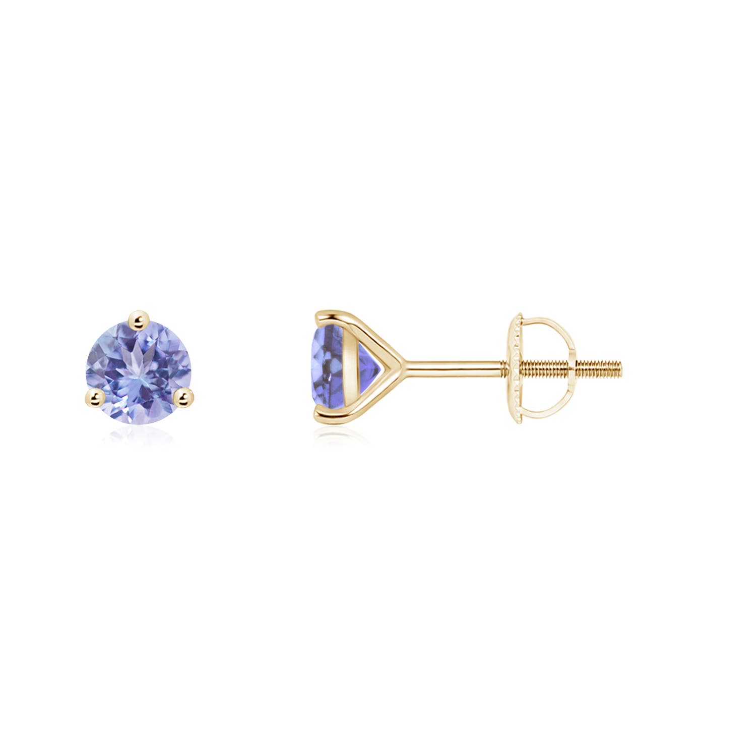 AA - Tanzanite / 0.5 CT / 14 KT Yellow Gold