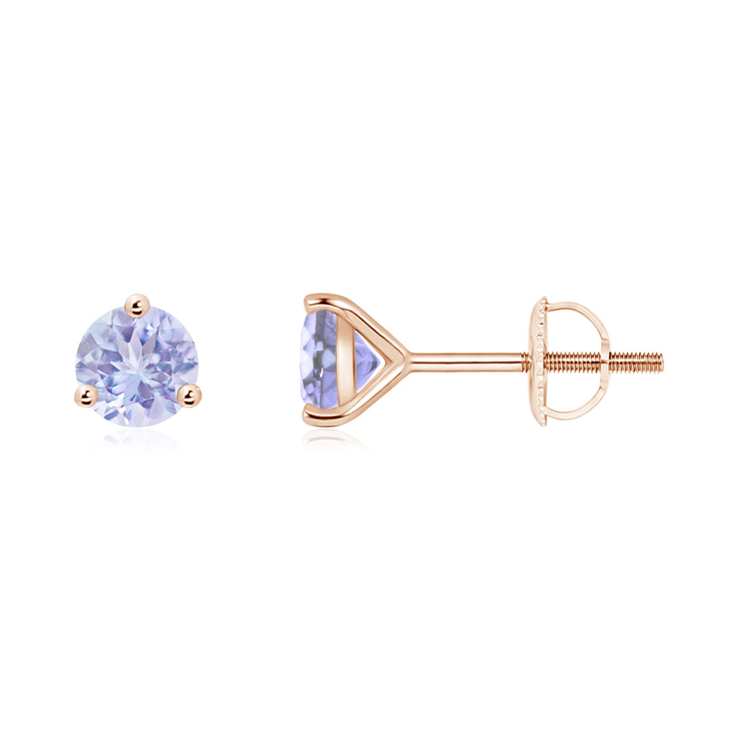 A - Tanzanite / 1 CT / 14 KT Rose Gold