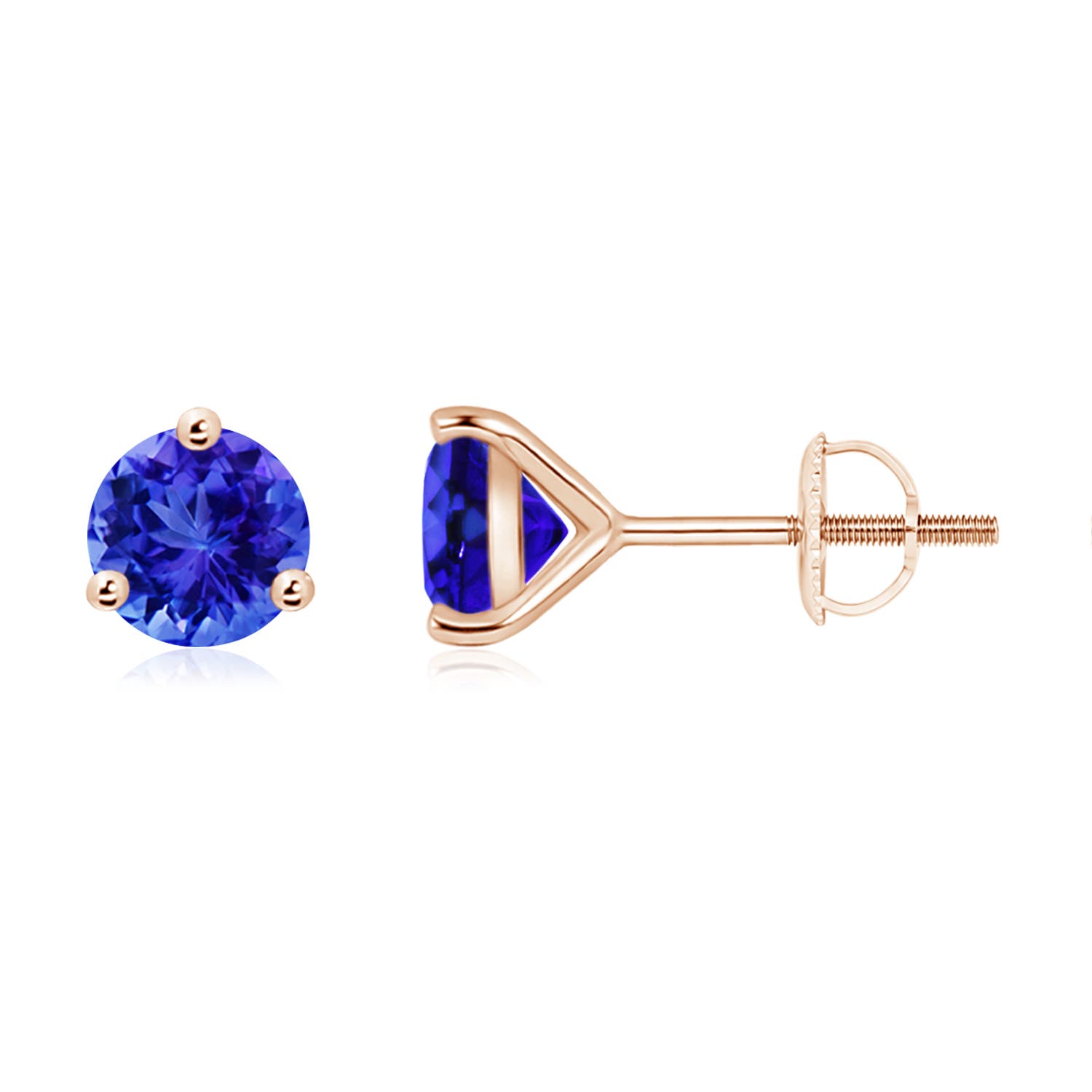 AAA - Tanzanite / 1.8 CT / 14 KT Rose Gold