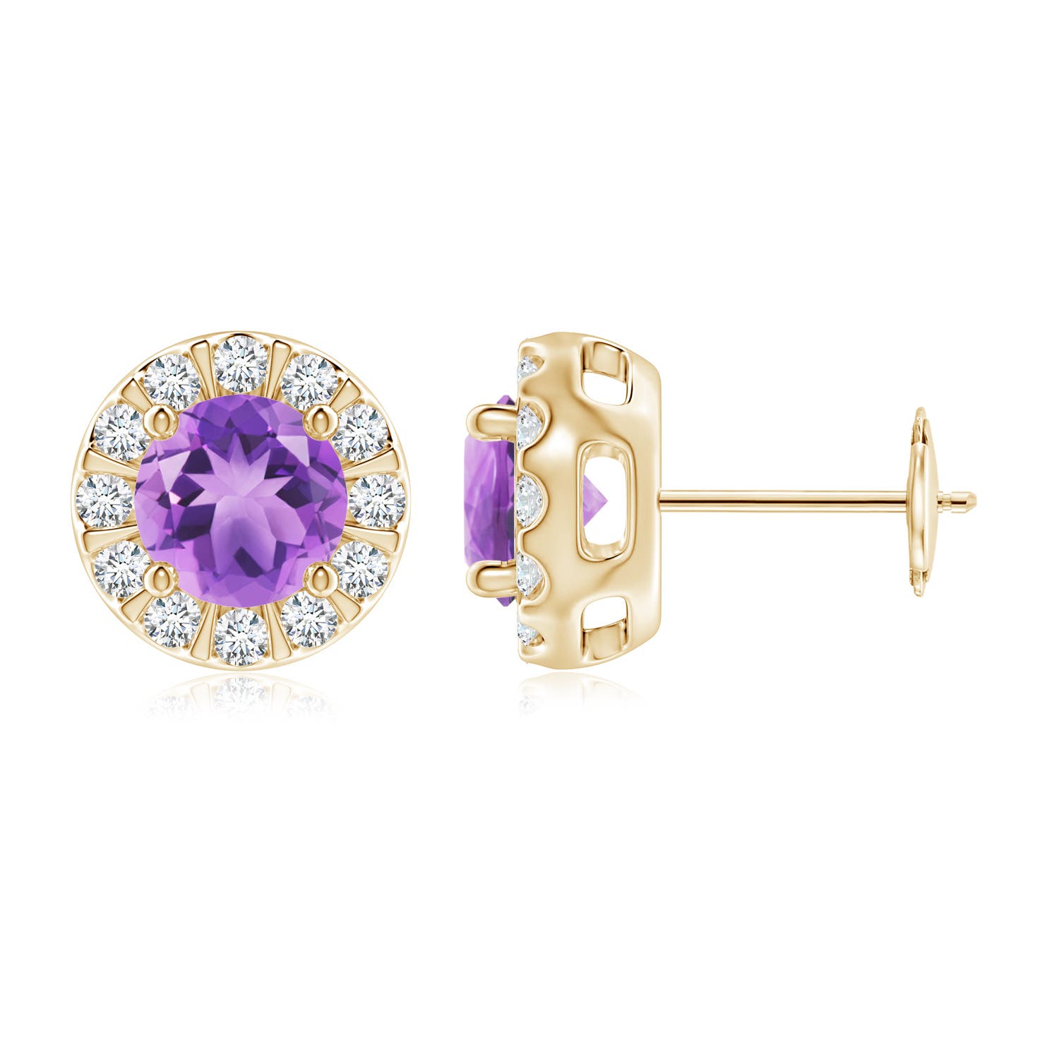 A - Amethyst / 2.03 CT / 14 KT Yellow Gold