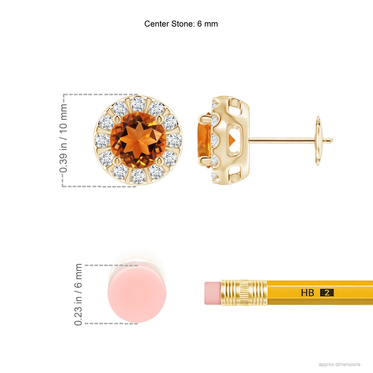 AAAA - Citrine / 1.83 CT / 14 KT Yellow Gold