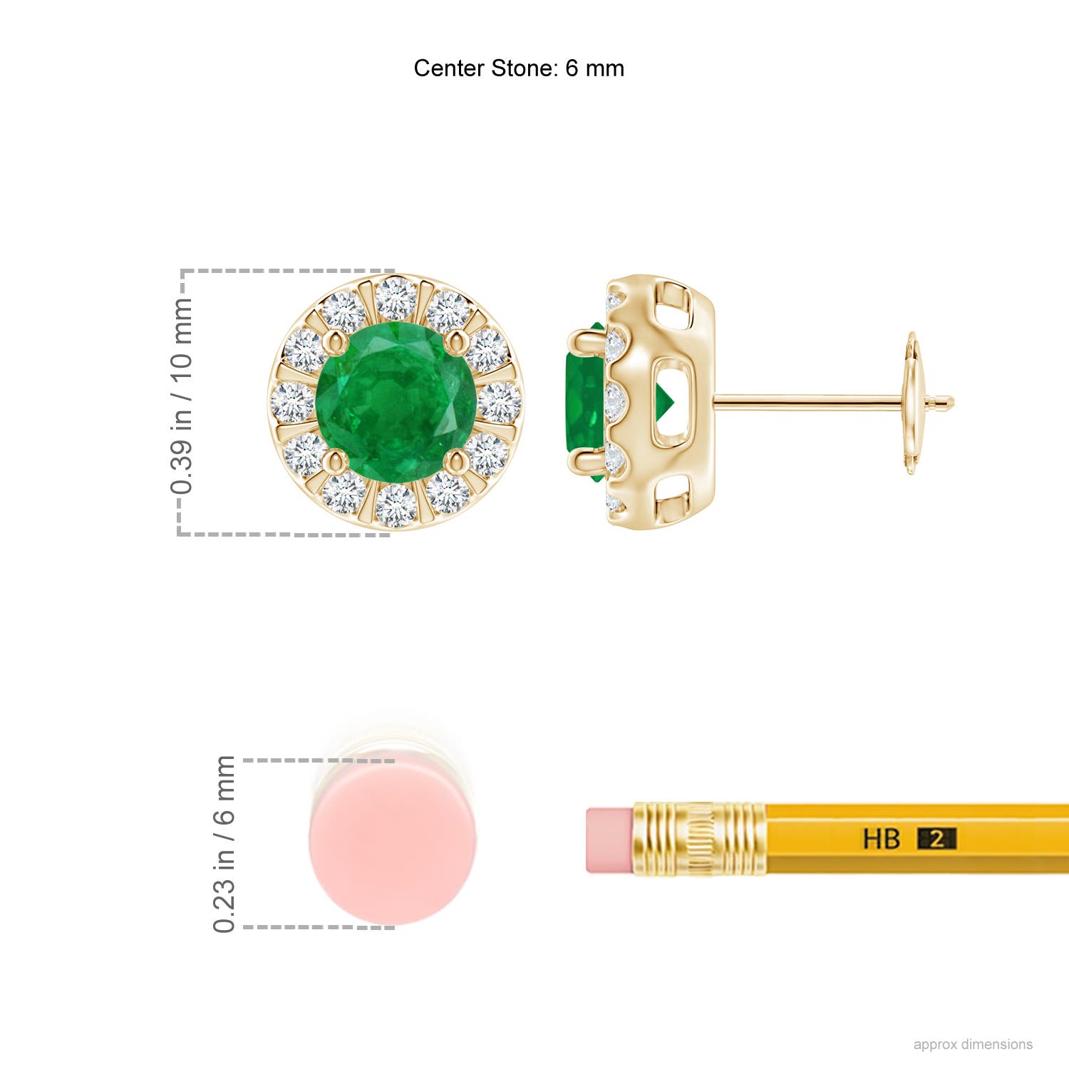 AA - Emerald / 1.93 CT / 14 KT Yellow Gold