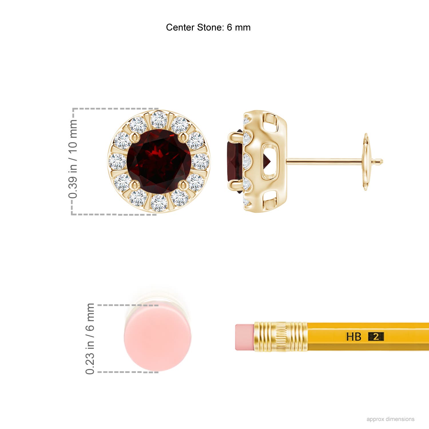 A - Garnet / 2.43 CT / 14 KT Yellow Gold