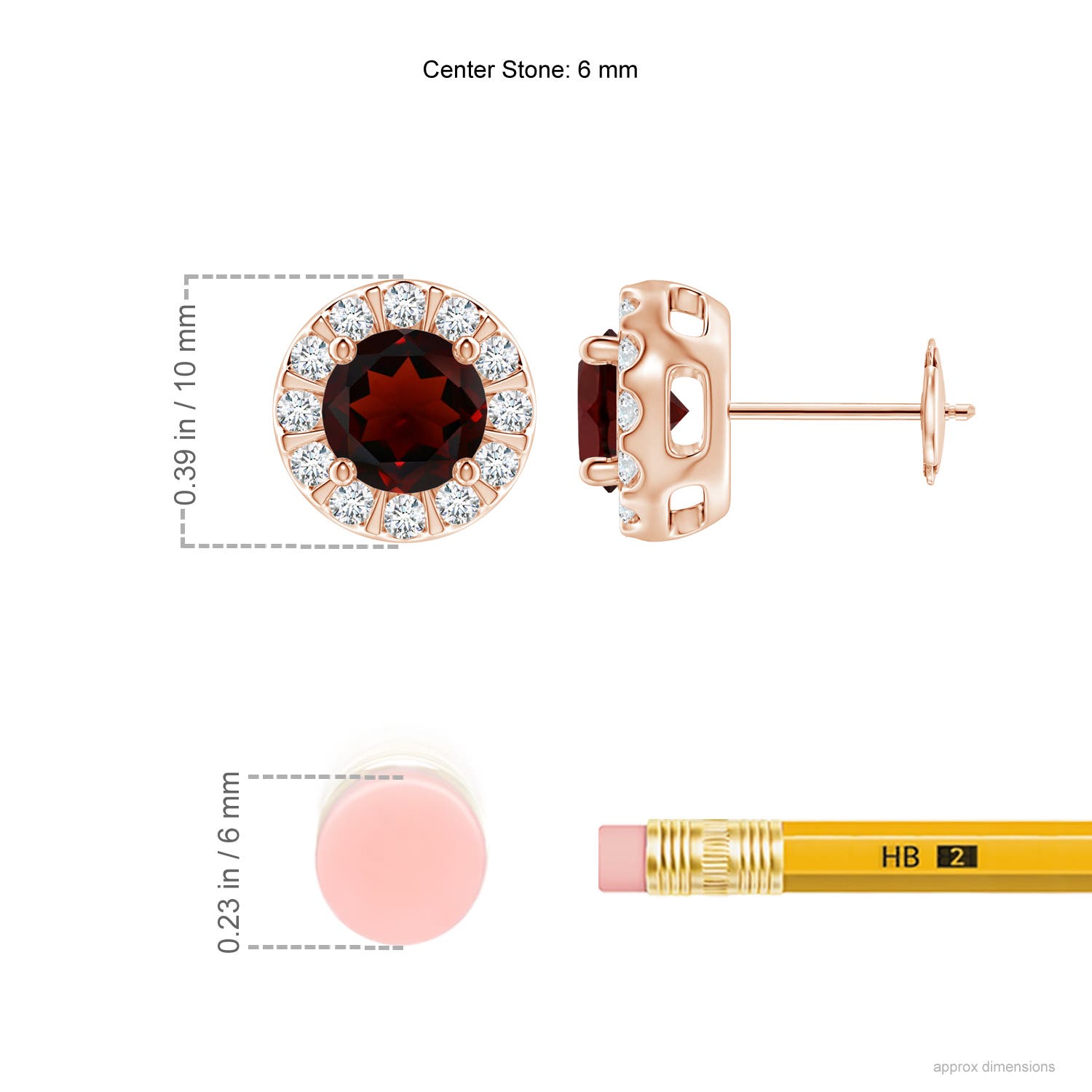 AA - Garnet / 2.43 CT / 14 KT Rose Gold