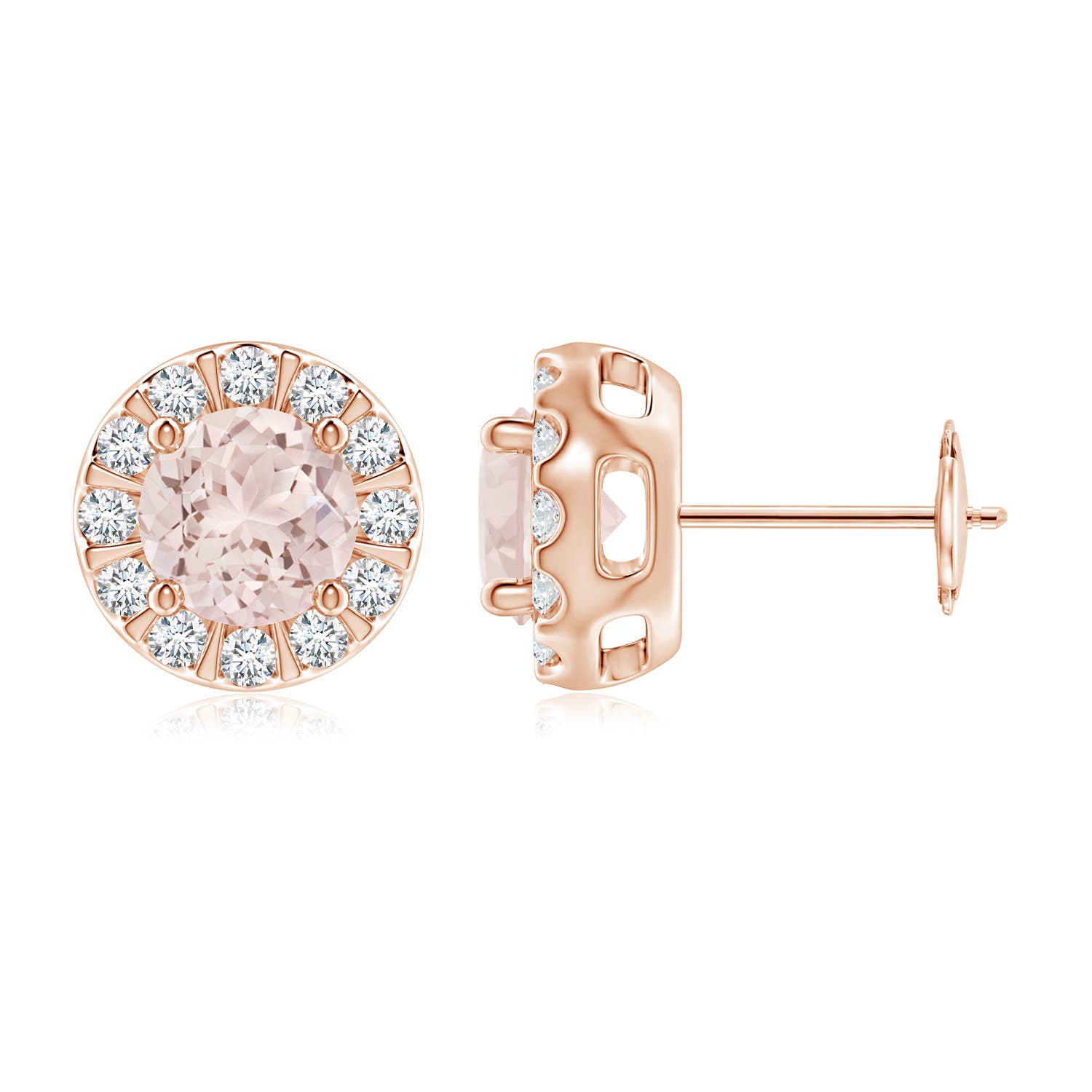 A - Morganite / 1.83 CT / 14 KT Rose Gold