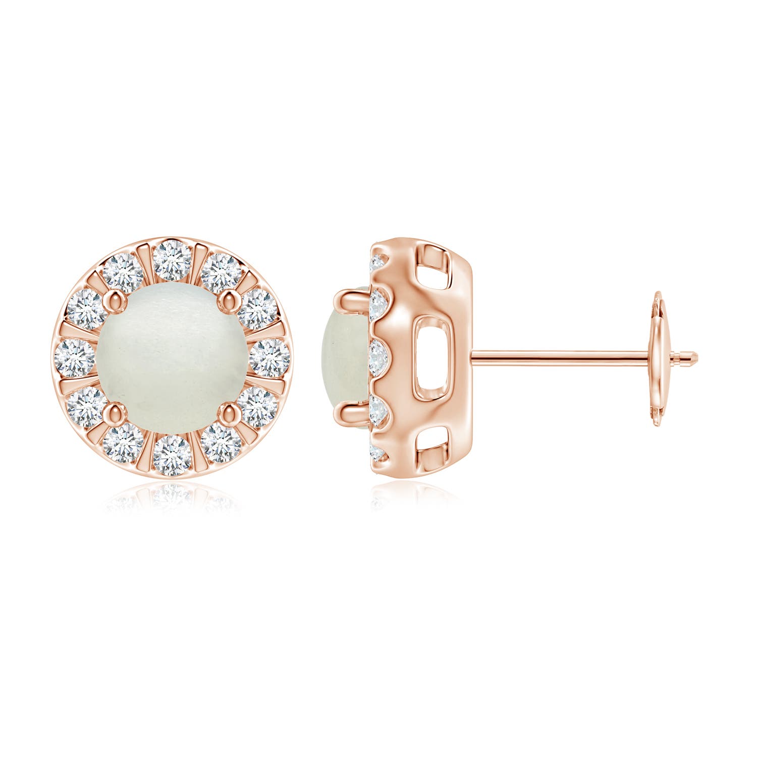 AA - Moonstone / 2.03 CT / 14 KT Rose Gold