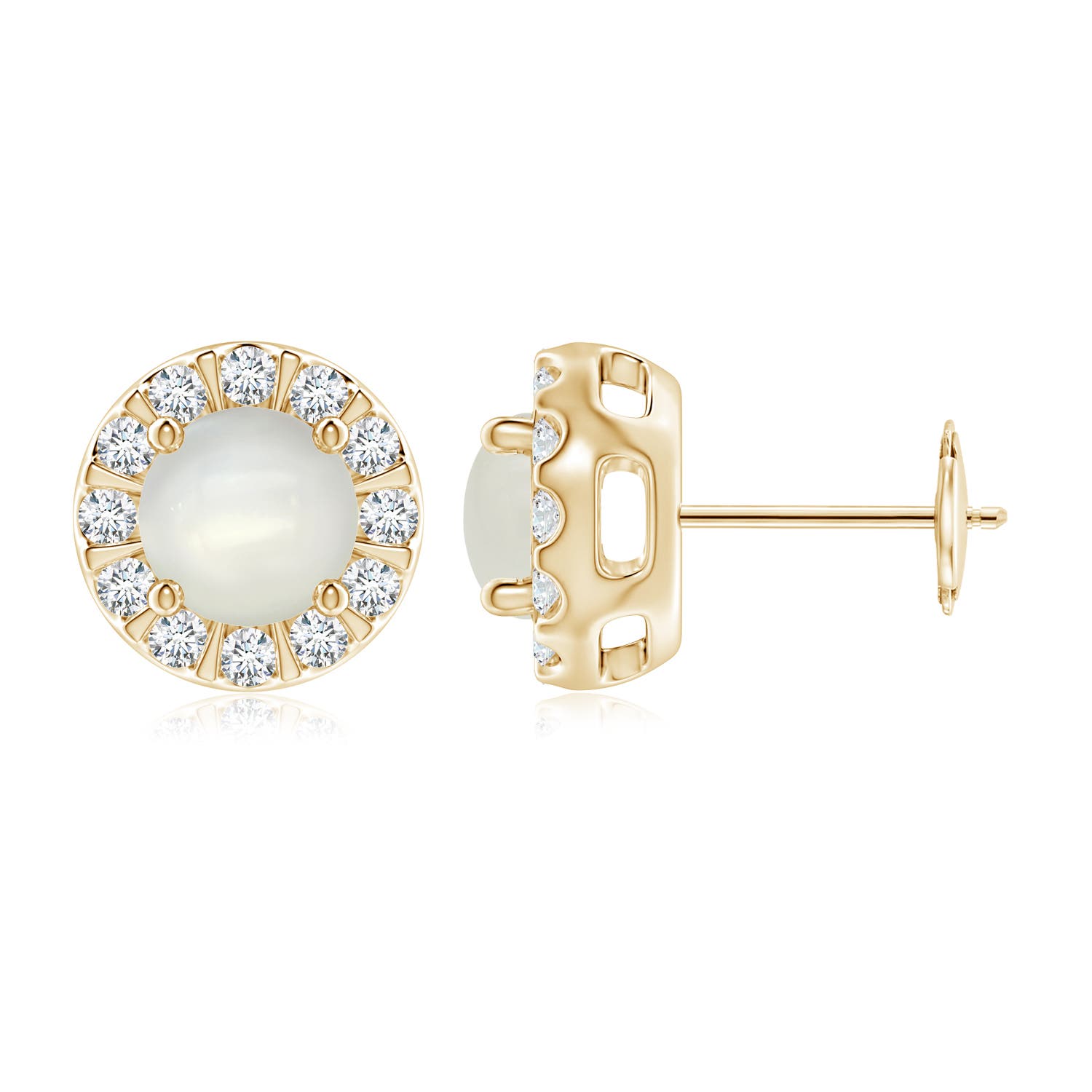 AAAA - Moonstone / 2.03 CT / 14 KT Yellow Gold