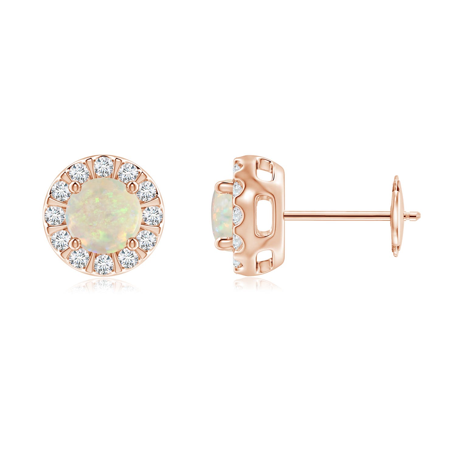 AAA - Opal / 0.95 CT / 14 KT Rose Gold