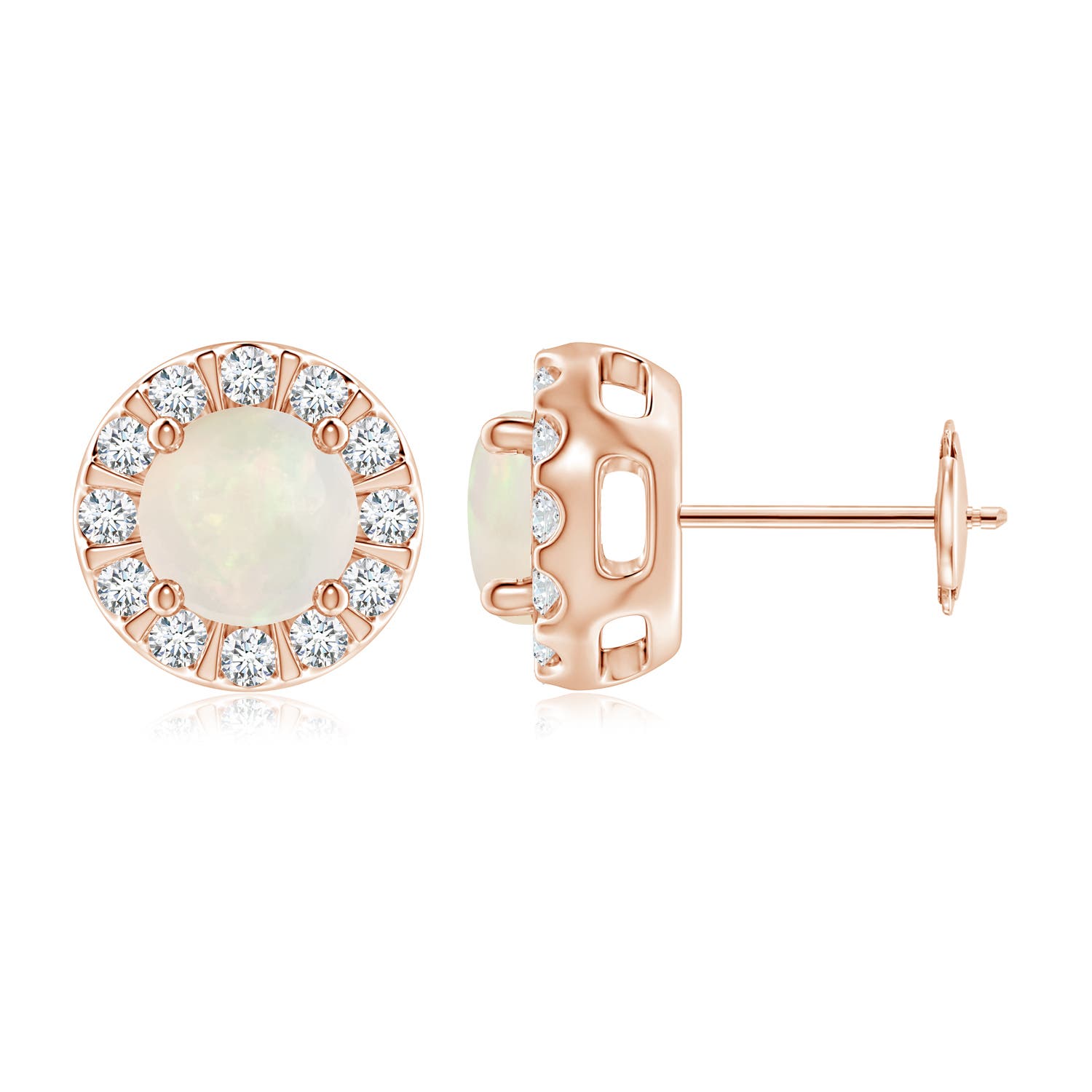 A - Opal / 1.43 CT / 14 KT Rose Gold