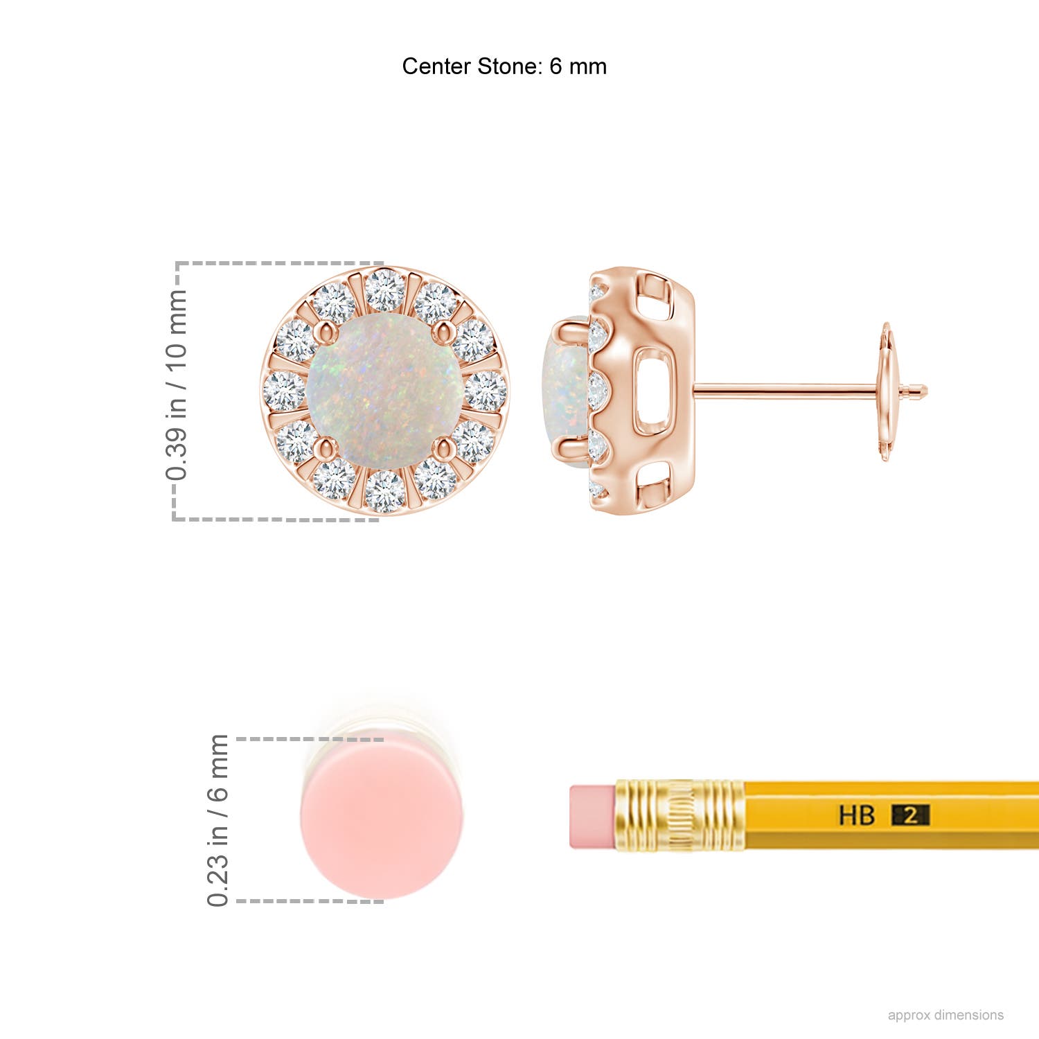 AA - Opal / 1.43 CT / 14 KT Rose Gold