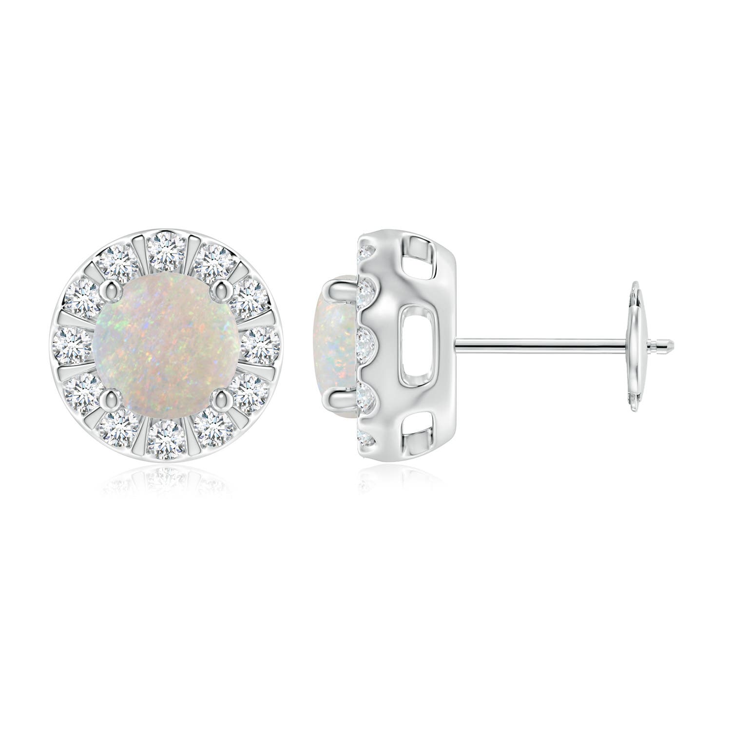 AA - Opal / 1.43 CT / 14 KT White Gold