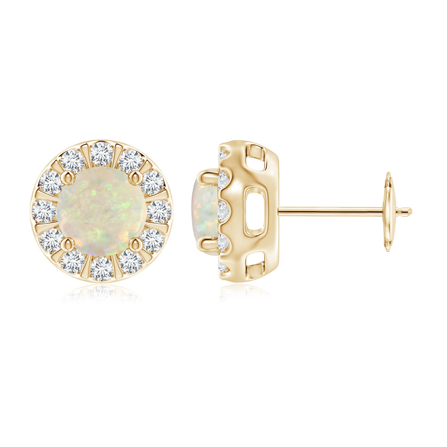 AAA - Opal / 1.43 CT / 14 KT Yellow Gold