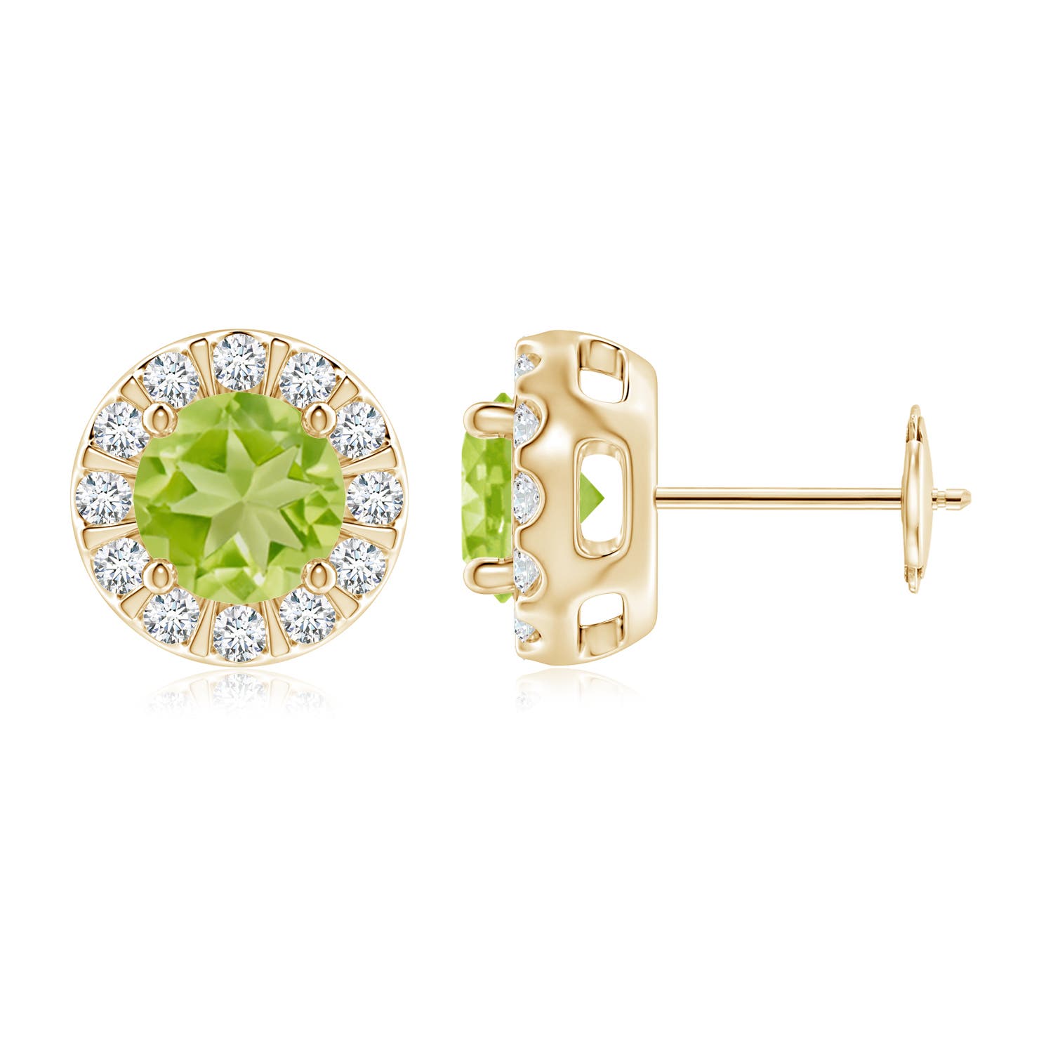 AA - Peridot / 2.33 CT / 14 KT Yellow Gold