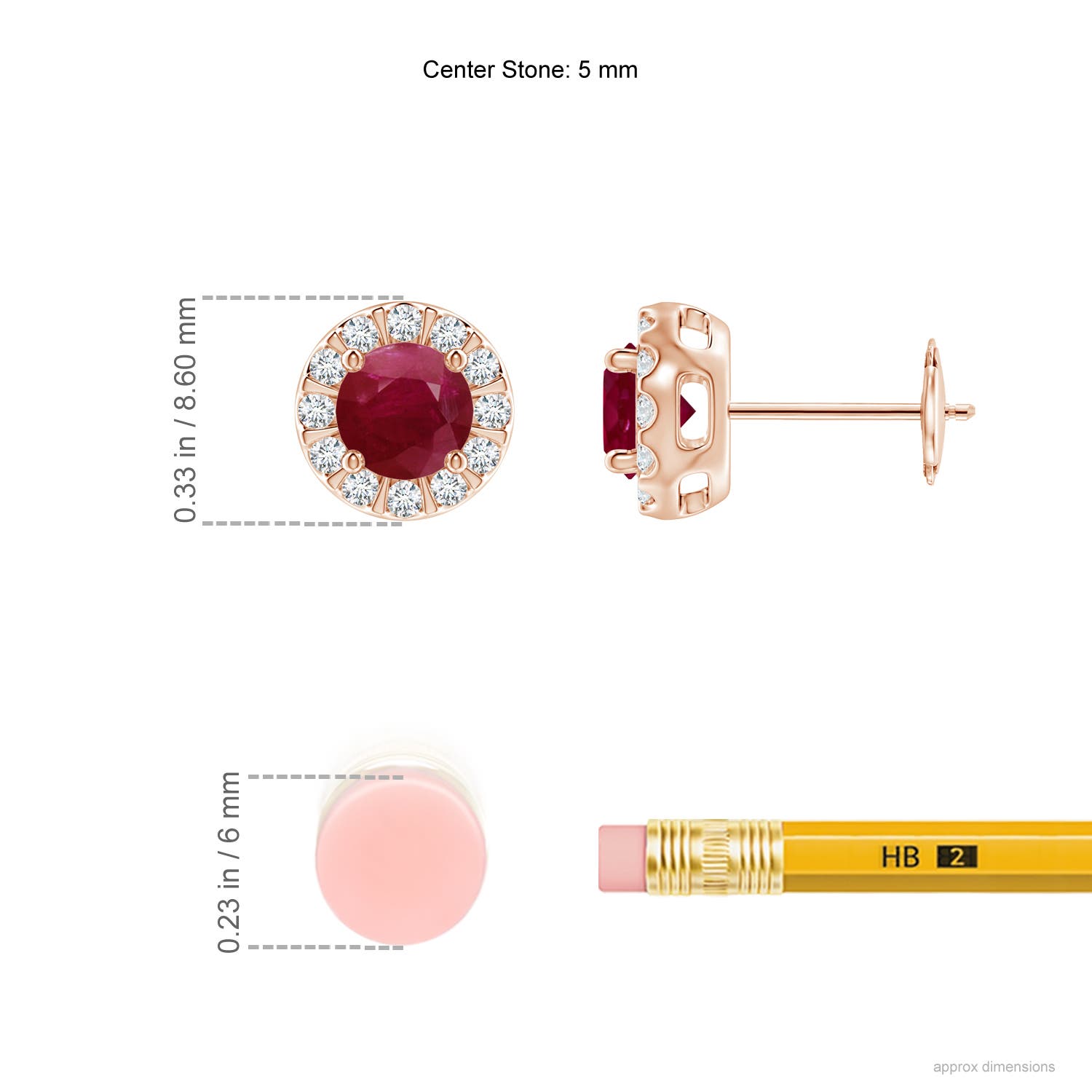 A - Ruby / 1.49 CT / 14 KT Rose Gold