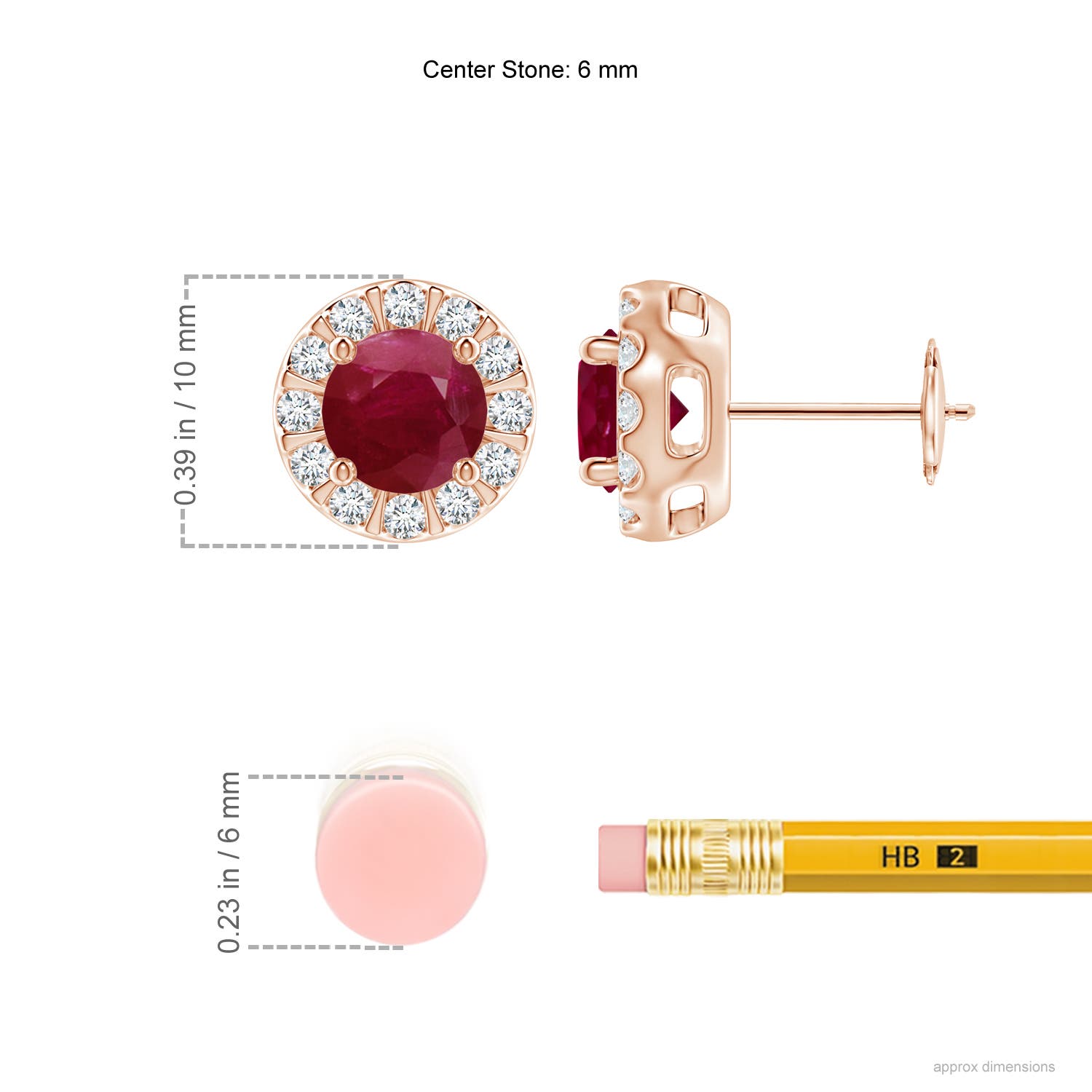 A - Ruby / 2.43 CT / 14 KT Rose Gold