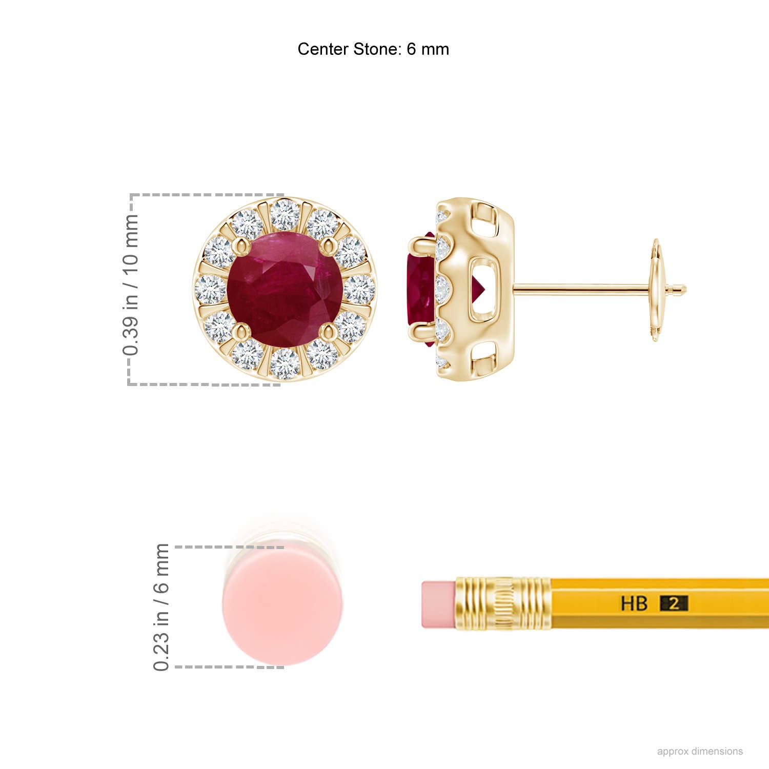 A - Ruby / 2.43 CT / 14 KT Yellow Gold