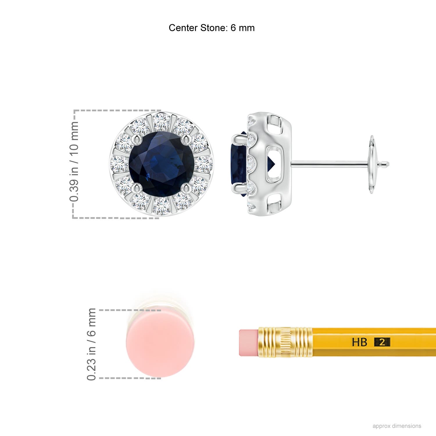 A - Blue Sapphire / 2.43 CT / 14 KT White Gold