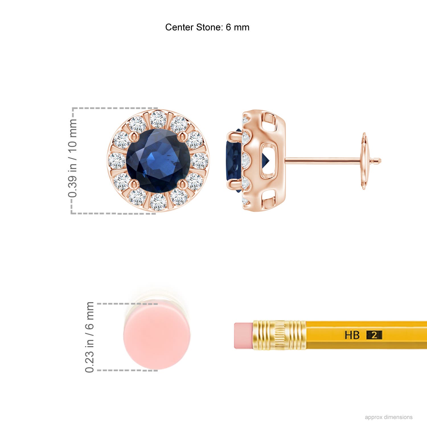 AA - Blue Sapphire / 2.43 CT / 14 KT Rose Gold