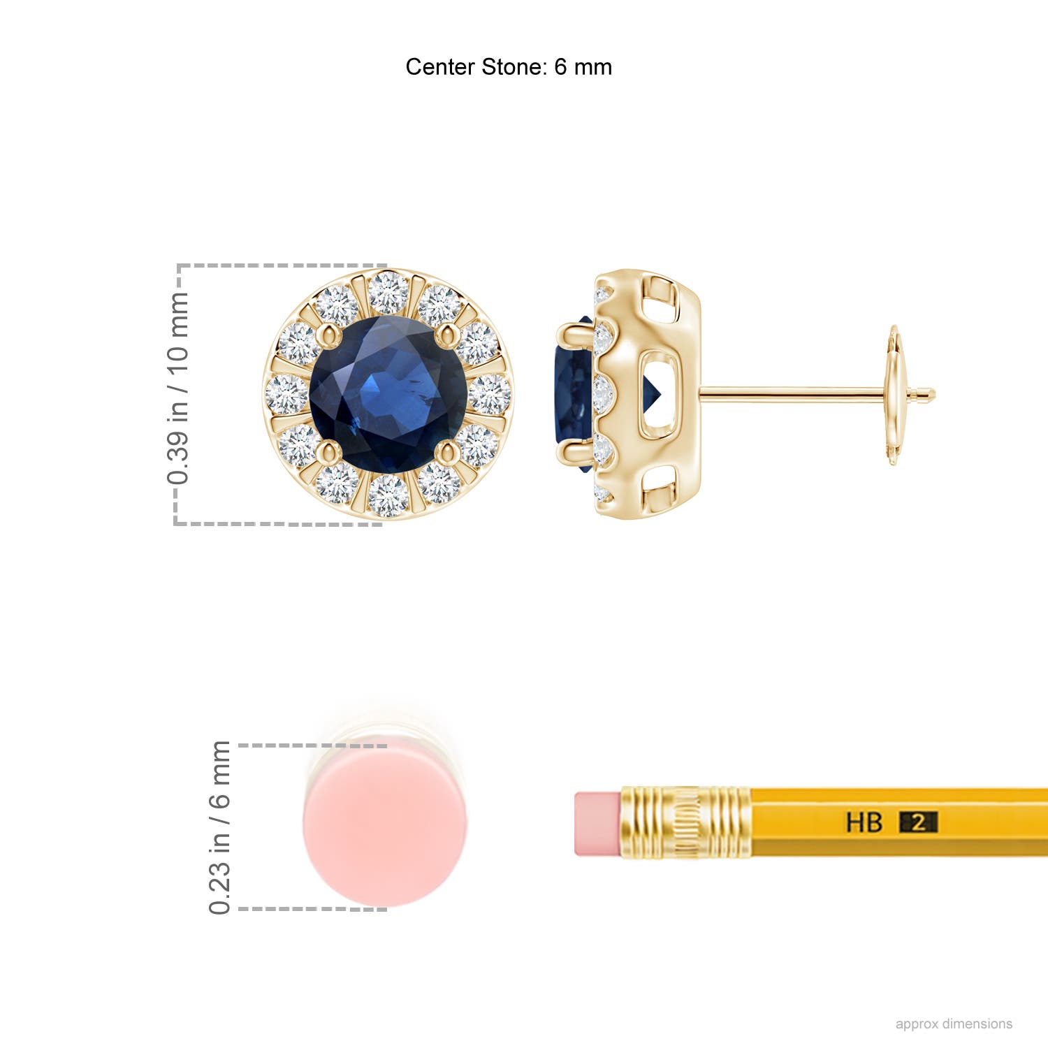 AA - Blue Sapphire / 2.43 CT / 14 KT Yellow Gold