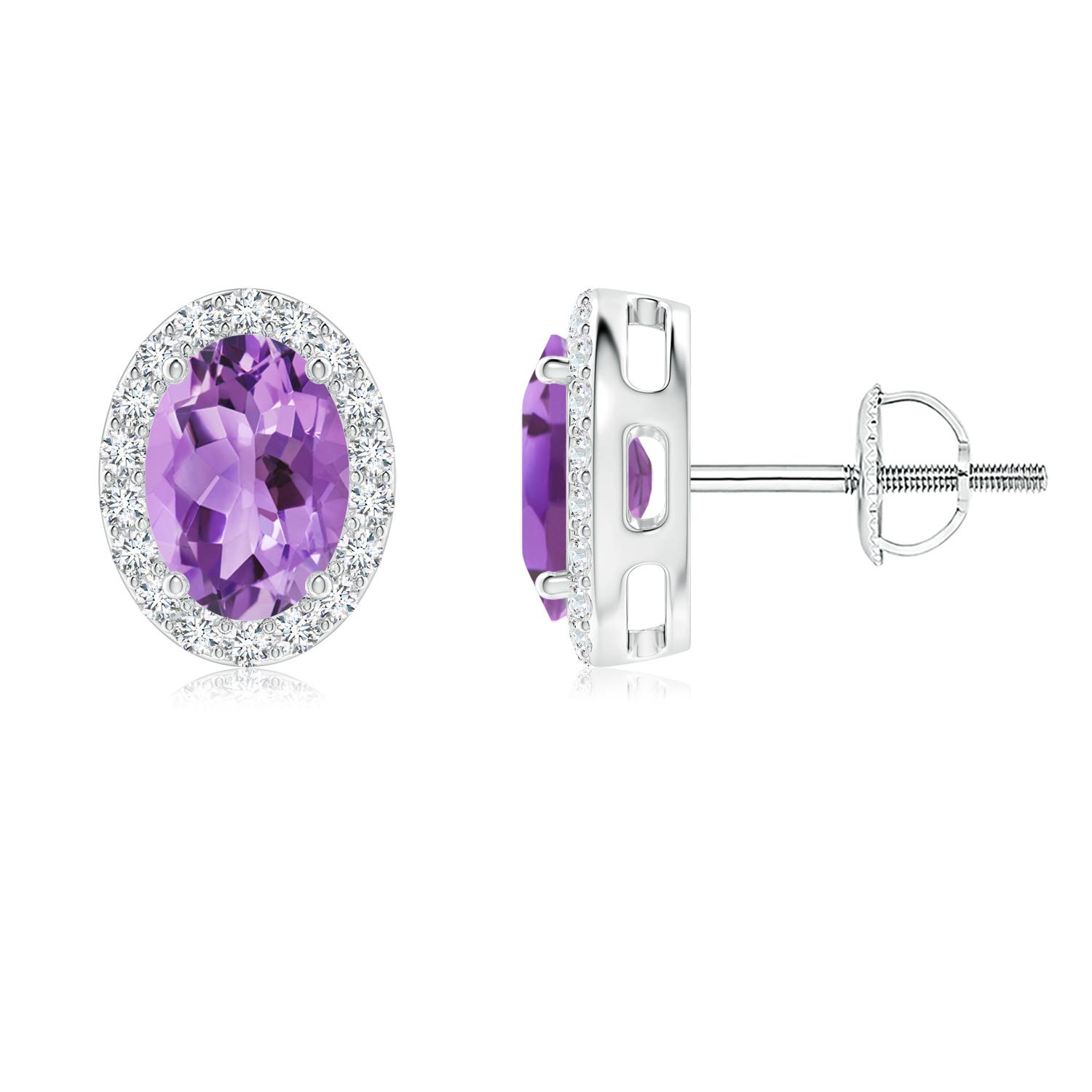 A - Amethyst / 1.69 CT / 14 KT White Gold