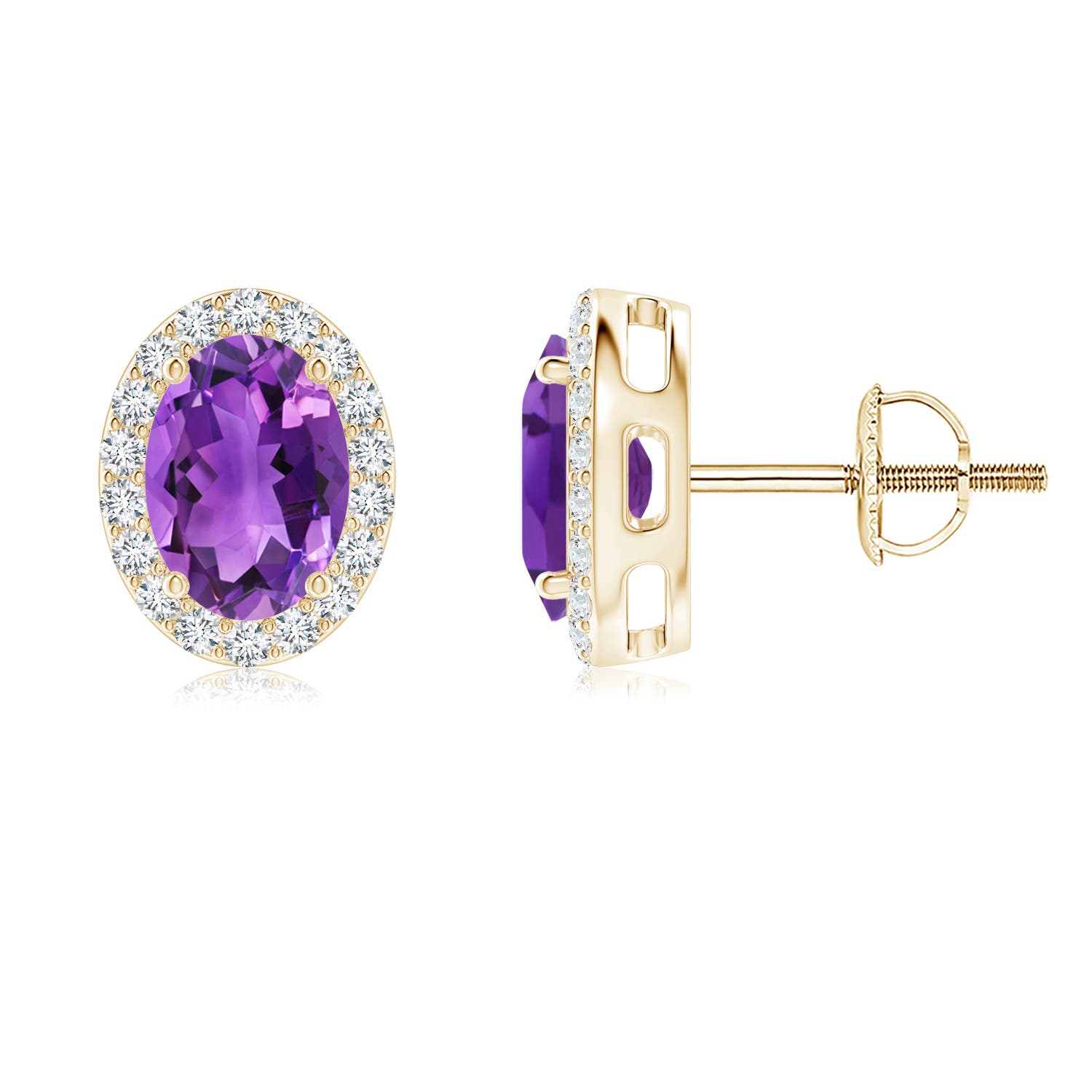 AAA - Amethyst / 1.69 CT / 14 KT Yellow Gold