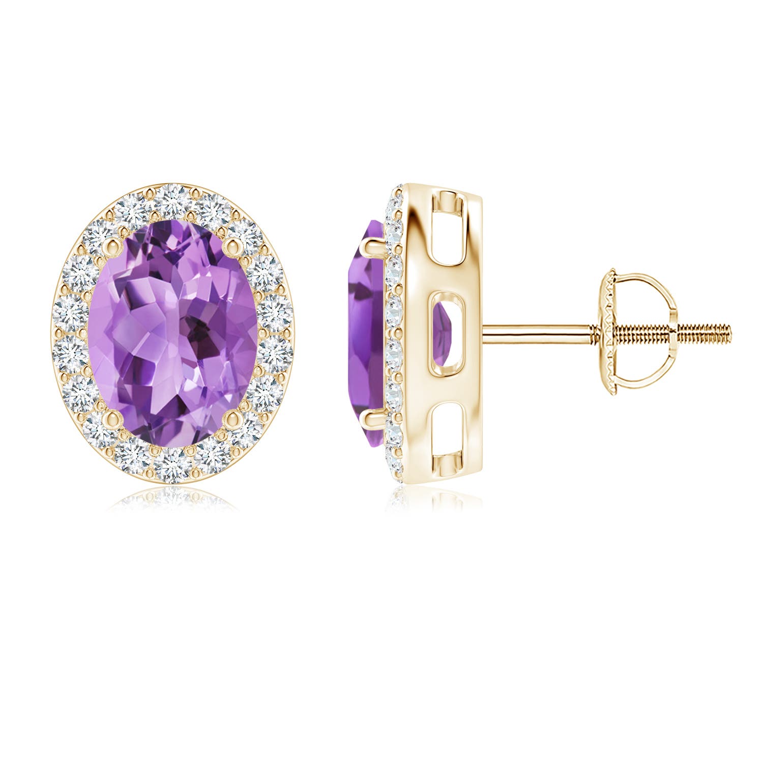 A - Amethyst / 2.66 CT / 14 KT Yellow Gold
