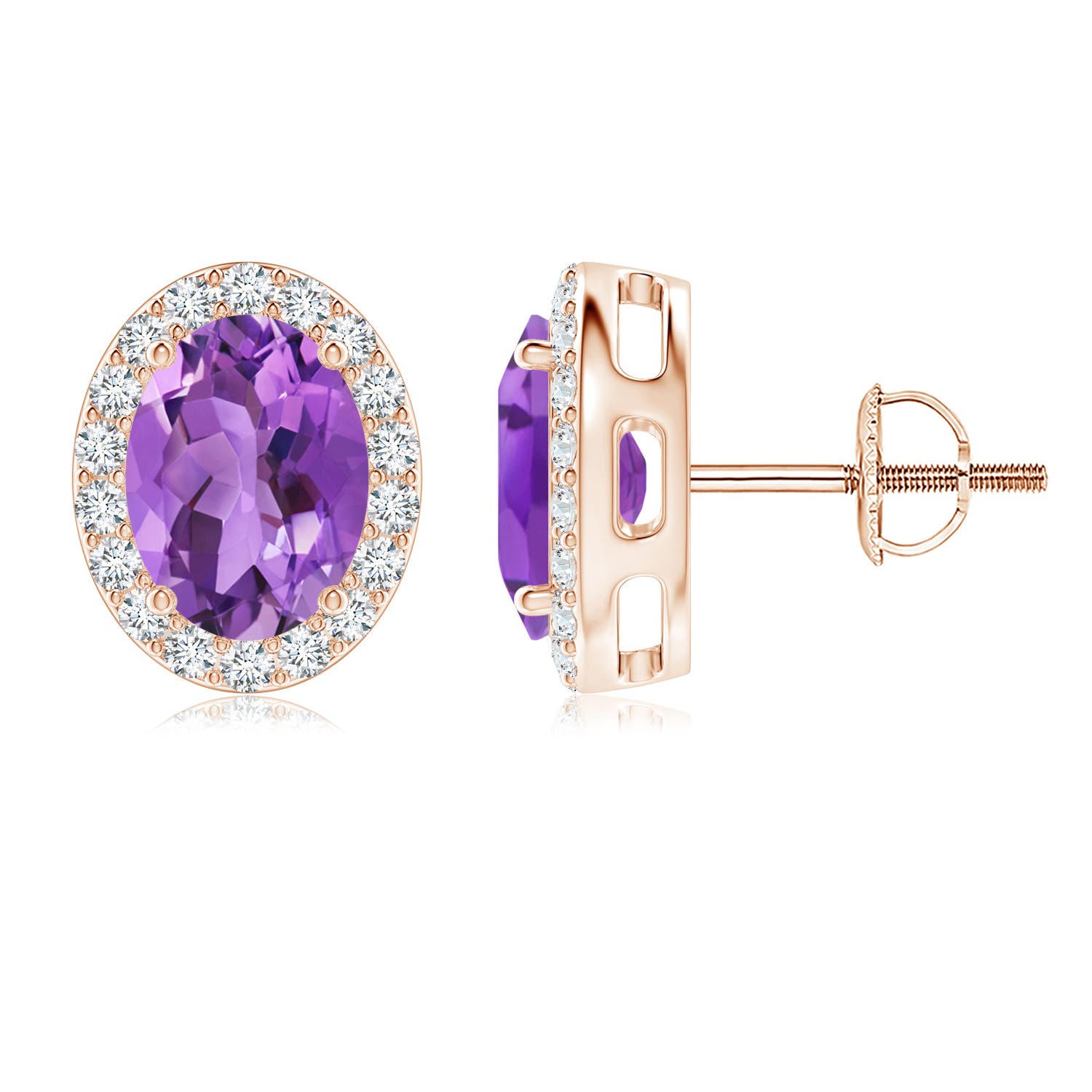AA - Amethyst / 2.66 CT / 14 KT Rose Gold