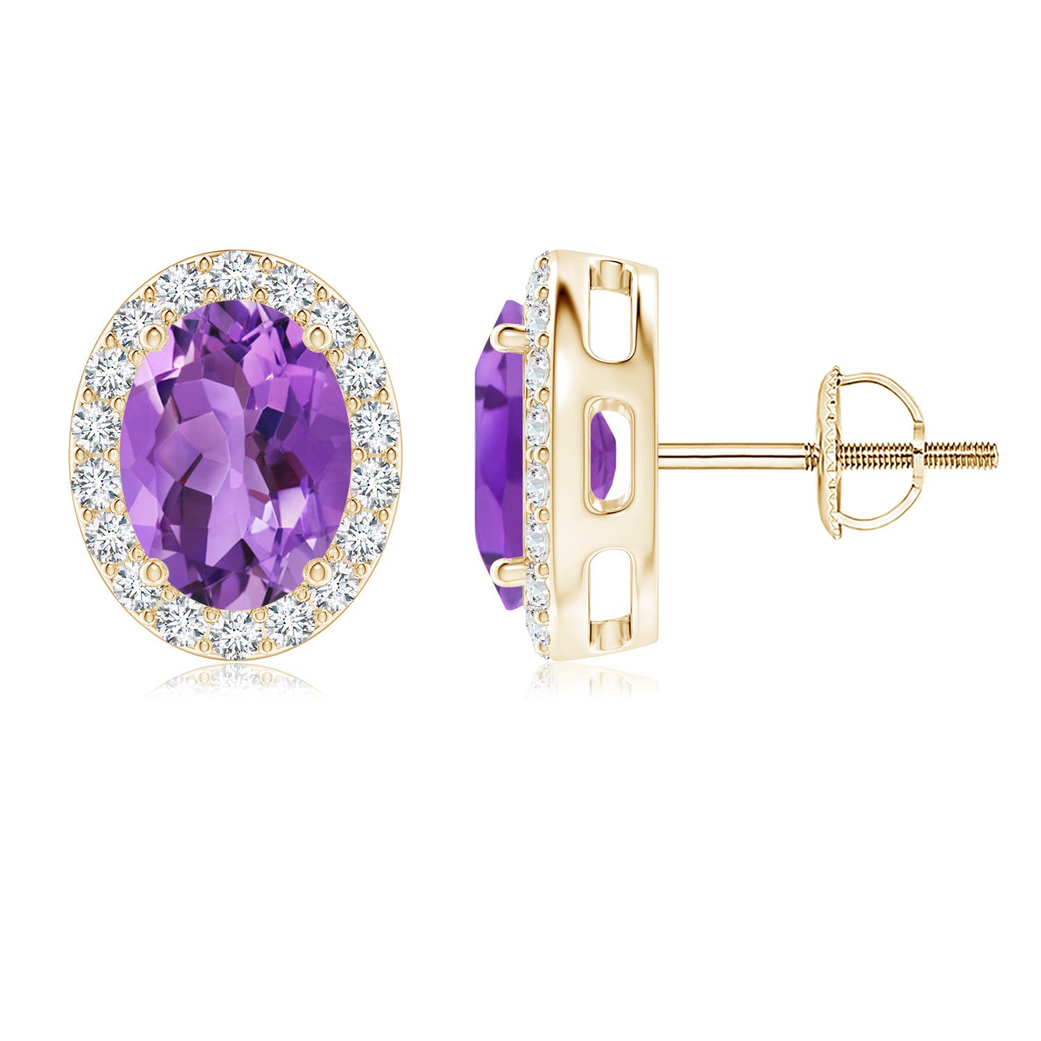 AA - Amethyst / 2.66 CT / 14 KT Yellow Gold