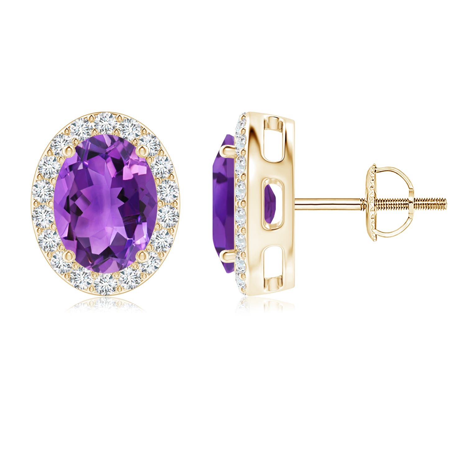 AAA - Amethyst / 2.66 CT / 14 KT Yellow Gold