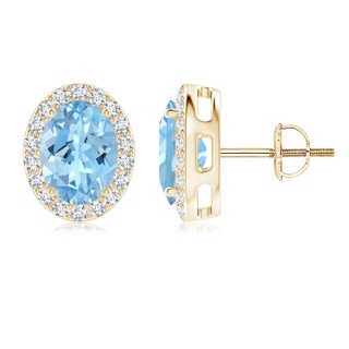 Oval AAAA Aquamarine