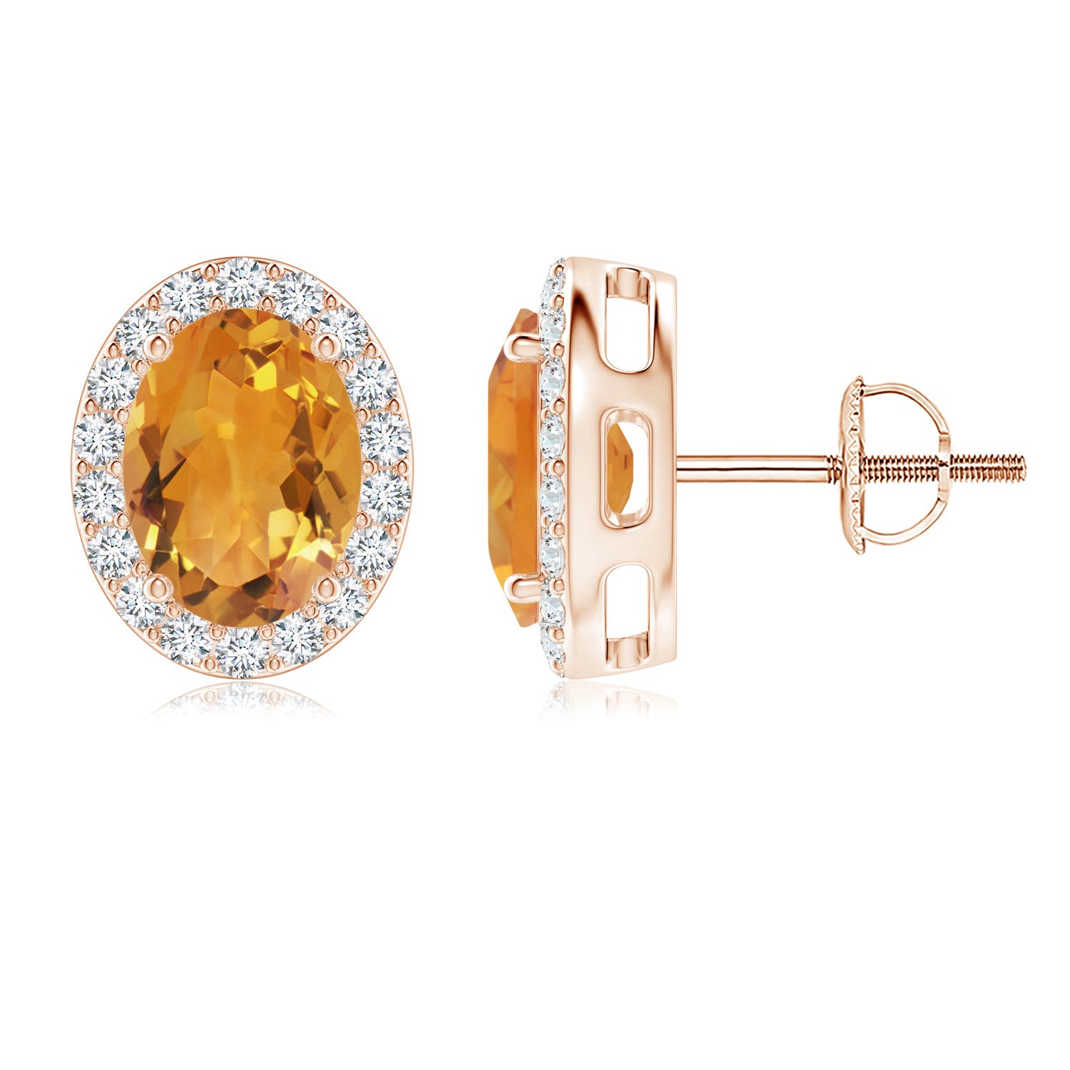 AA - Citrine / 2.56 CT / 14 KT Rose Gold