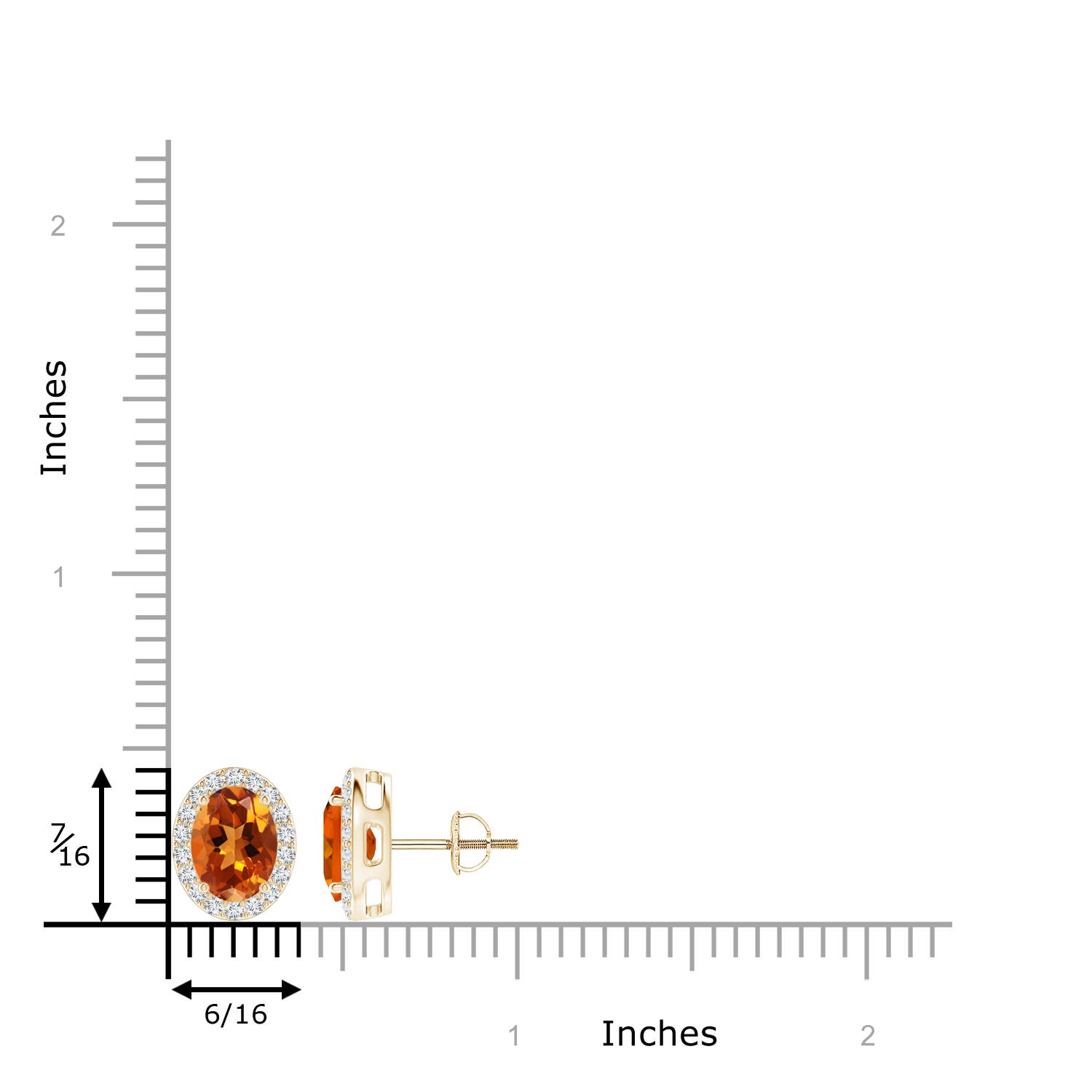 AAAA - Citrine / 2.56 CT / 14 KT Yellow Gold