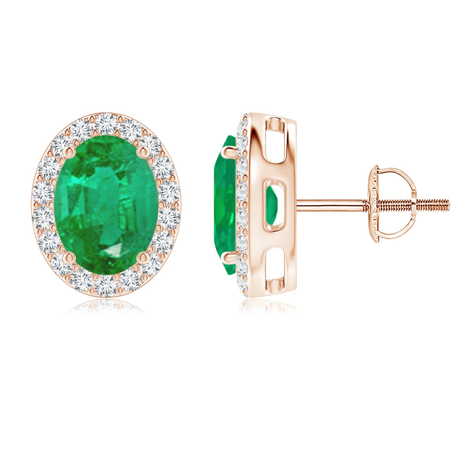 AA - Emerald / 2.56 CT / 14 KT Rose Gold