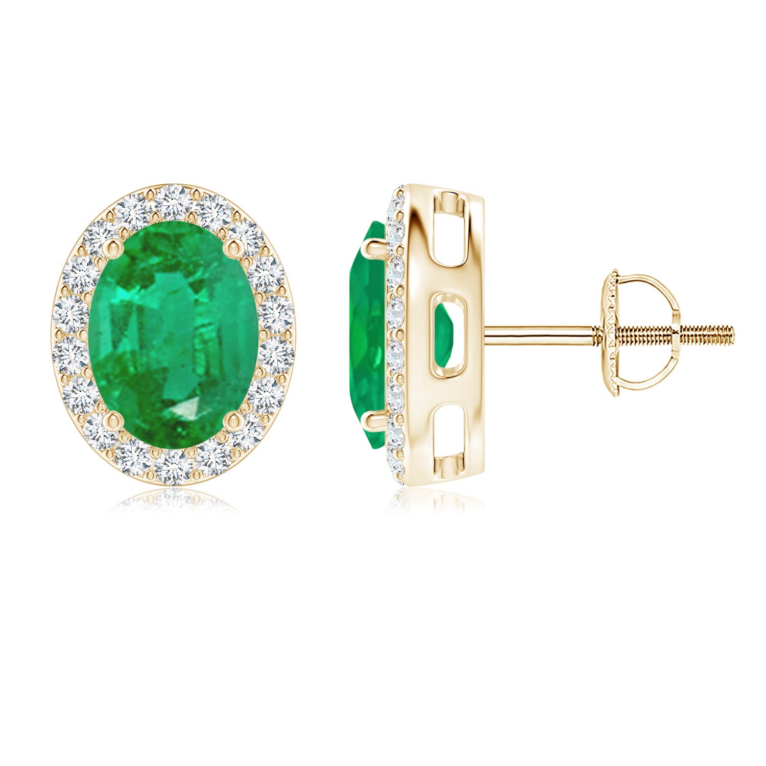 AA - Emerald / 2.56 CT / 14 KT Yellow Gold