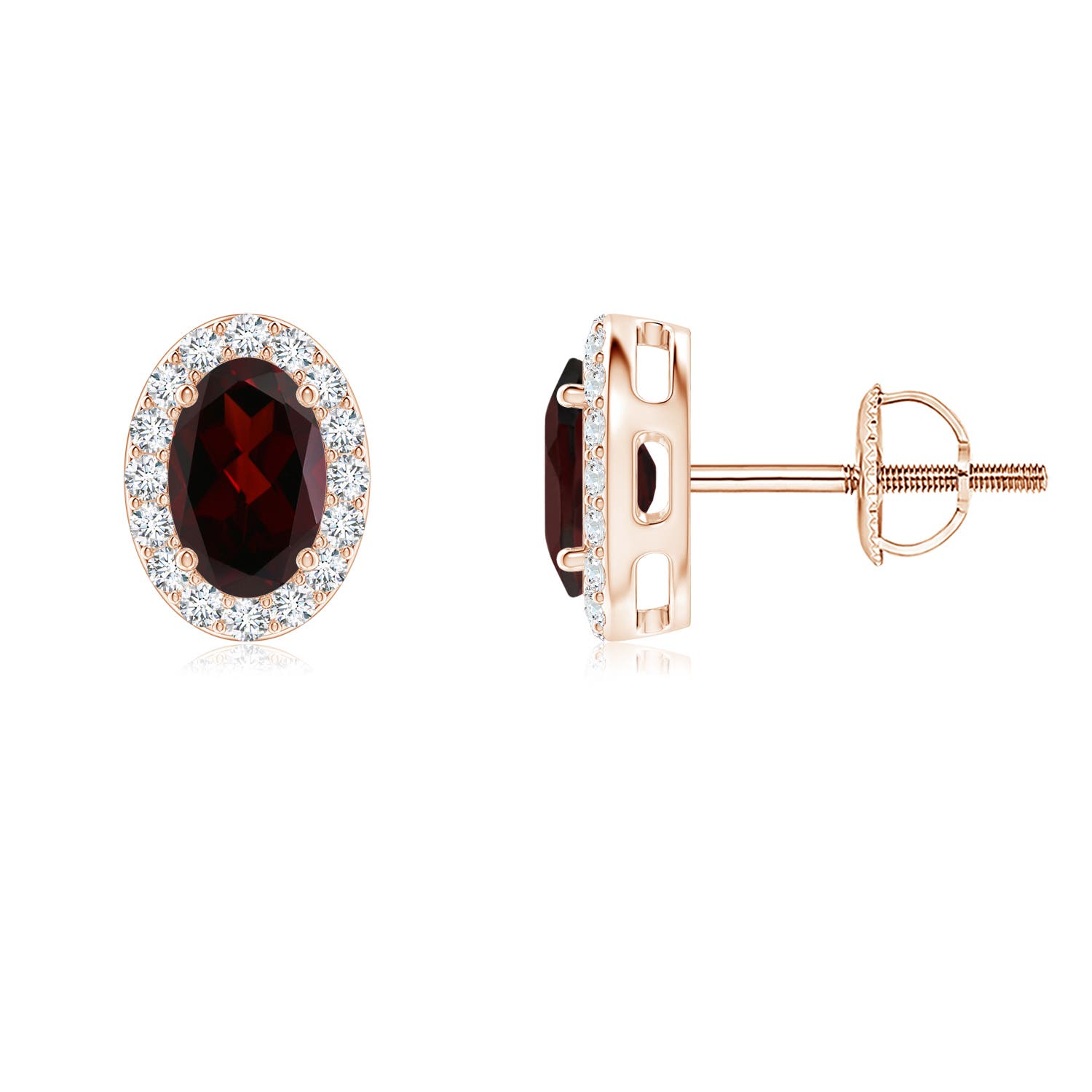 A - Garnet / 1.29 CT / 14 KT Rose Gold