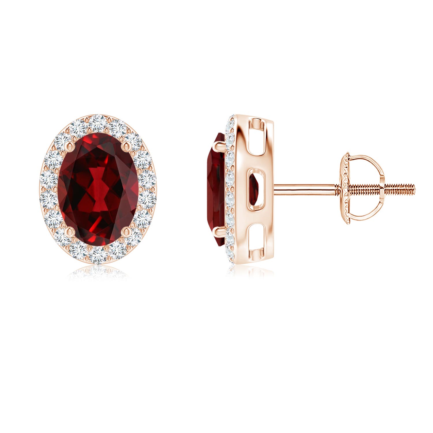 AAAA - Garnet / 2.09 CT / 14 KT Rose Gold