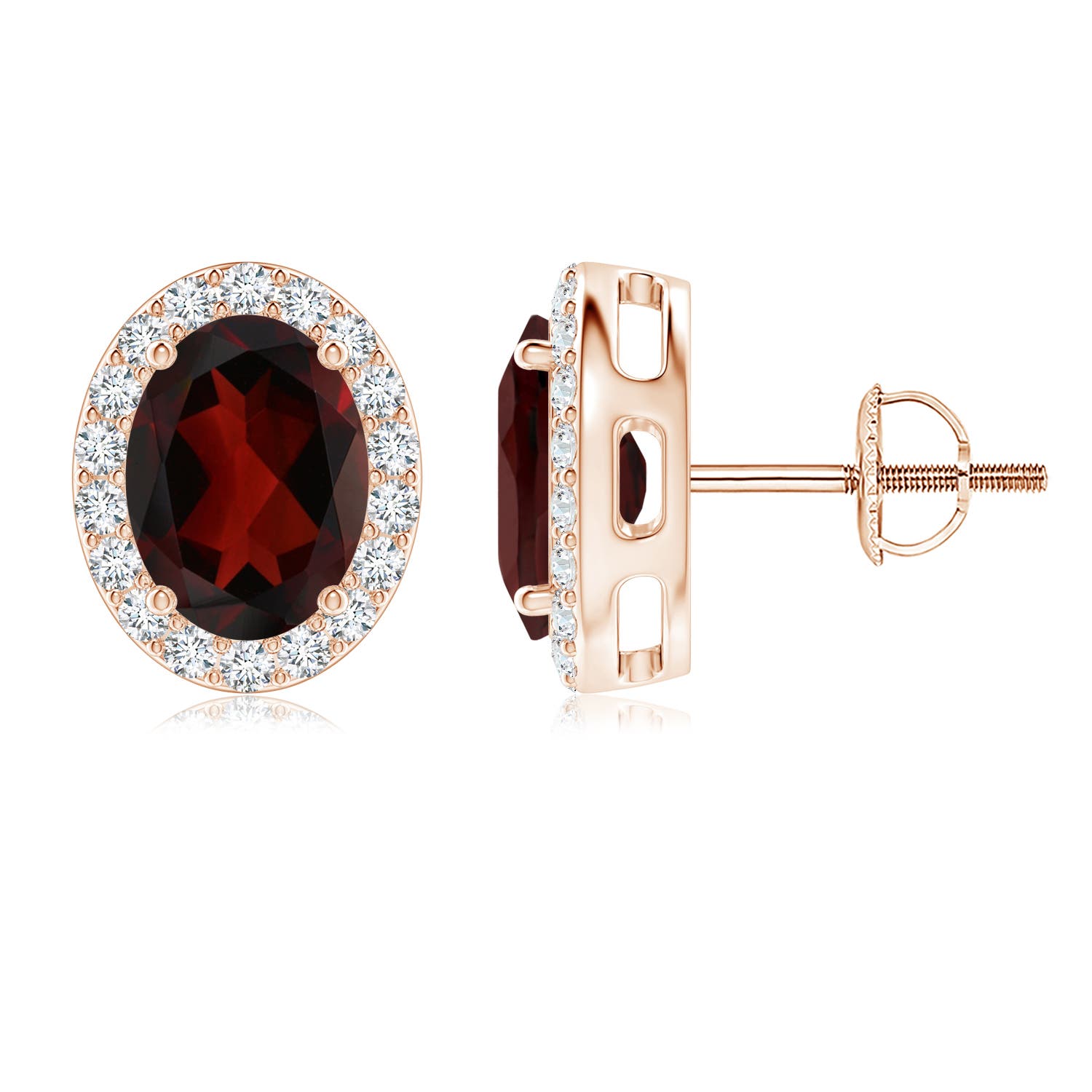 AA - Garnet / 3.26 CT / 14 KT Rose Gold