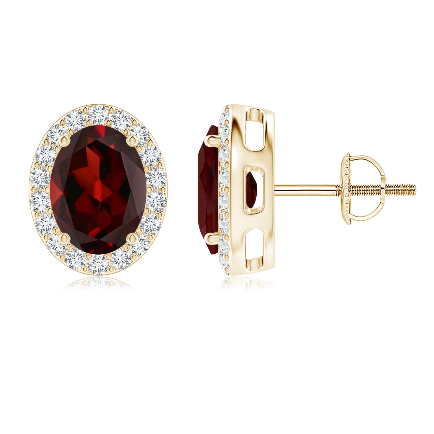 AAA - Garnet / 3.26 CT / 14 KT Yellow Gold